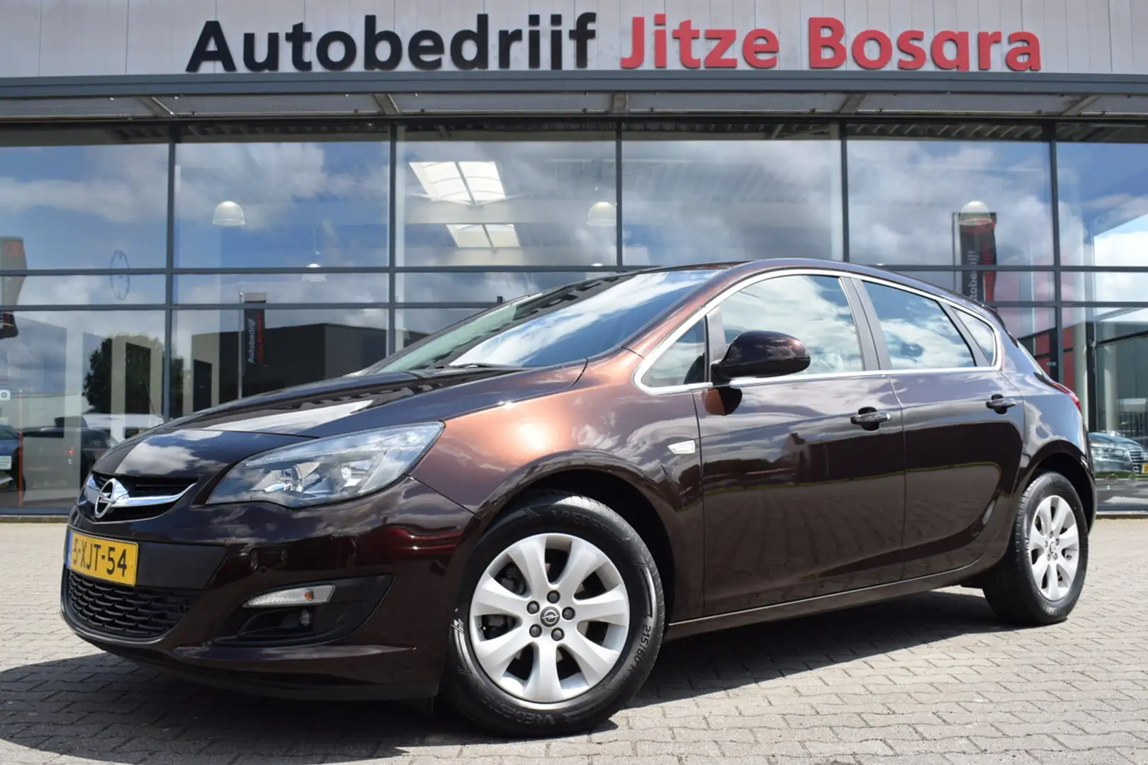 Opel Astra 1.4 Turbo Business + Full Map Navi | Half Leder | Brun - 1