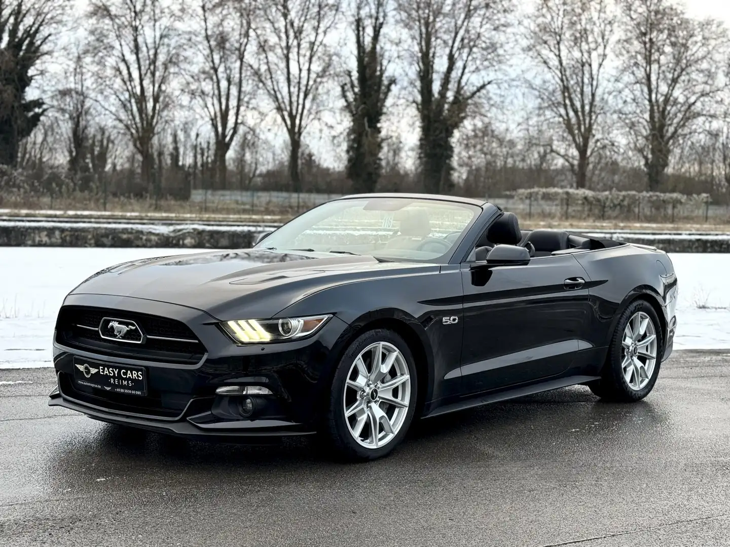 Ford Mustang 5.0 TI-VCT V8 Convertible GT Schwarz - 1