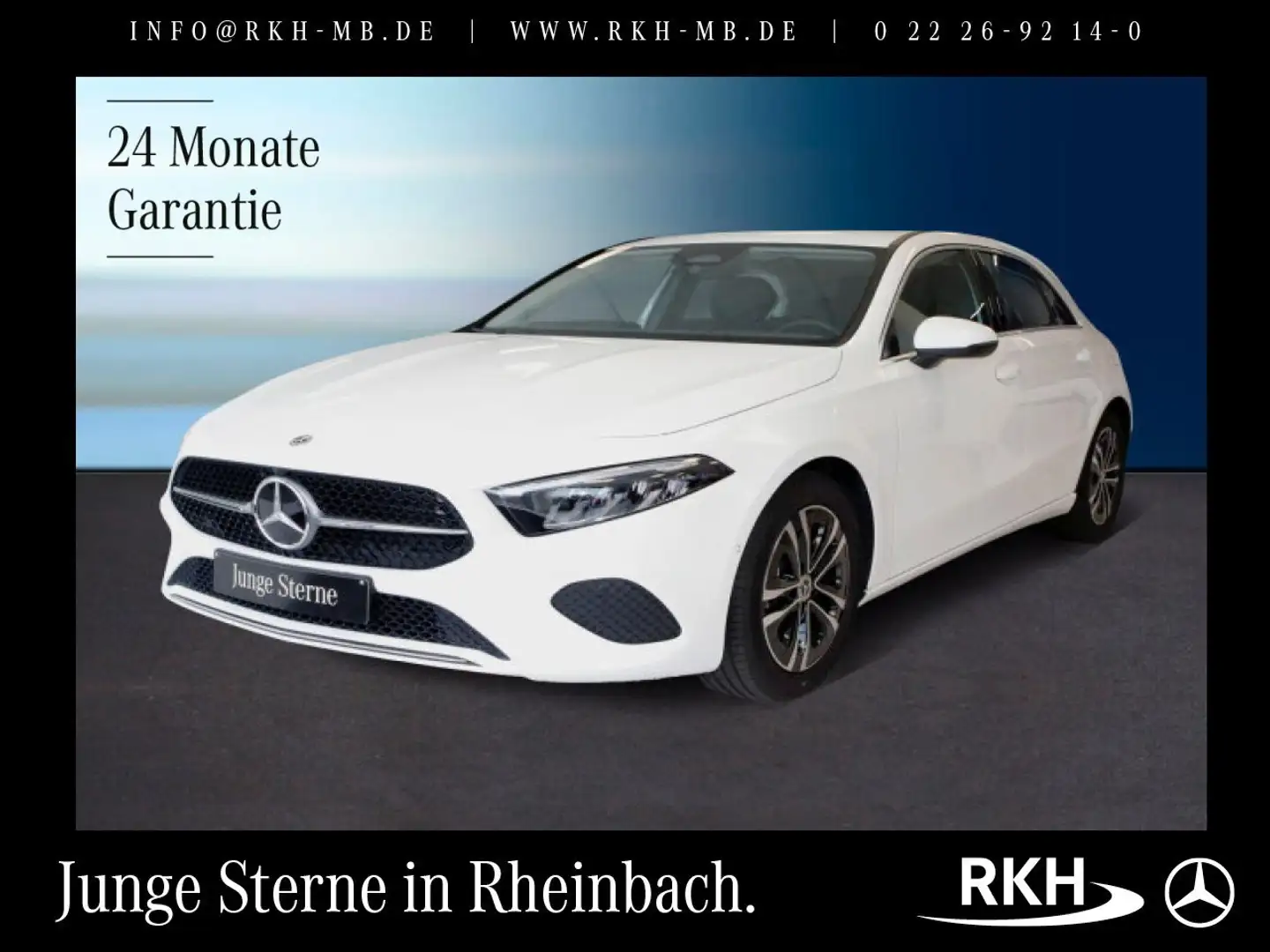 Mercedes-Benz A 180 A 180 Kompaktlimousine Progressive/Navi/Autom. LED Weiß - 1