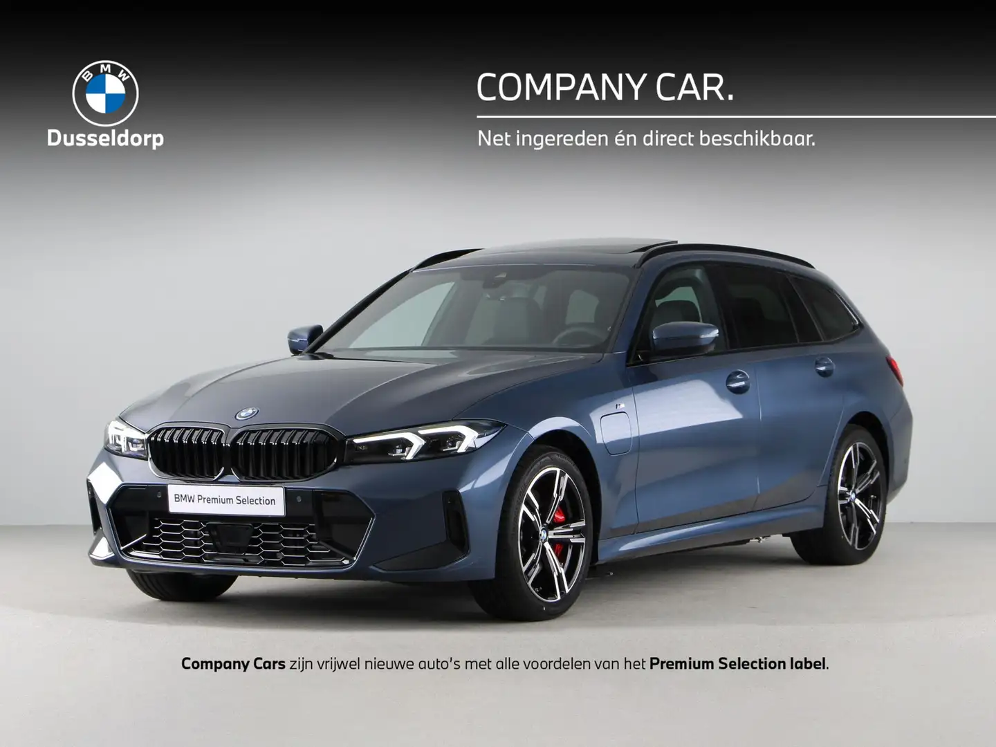 BMW 330 3 Serie Touring 330e M-Sport Pro Bleu - 1