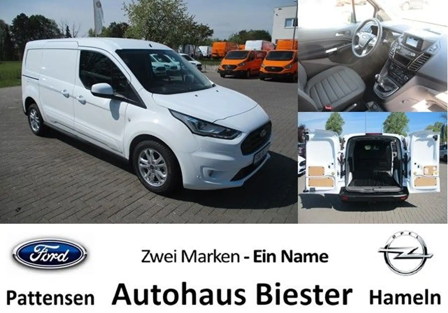 Ford Transit Connect Limited L2   Standheizung   PA Weiß - 1