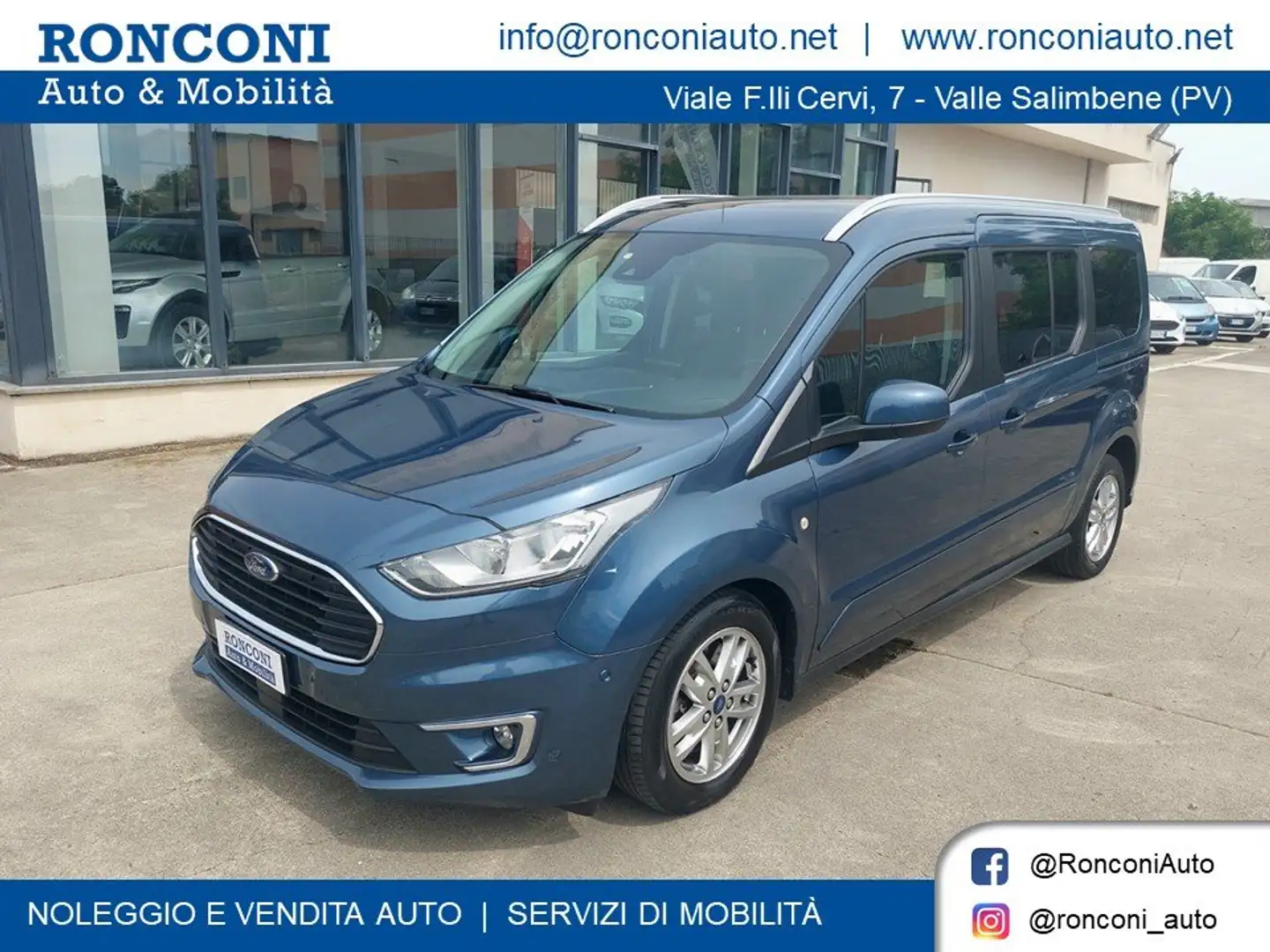 Ford Grand Tourneo Connect 7p 1.5 TDCi Automatica Titanium S&S Blu/Azzurro - 1