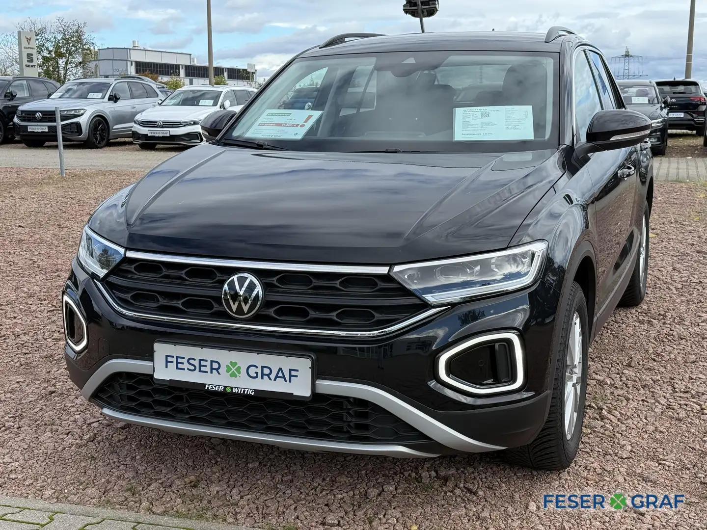 Volkswagen T-Roc 1.0 TSI Life LED-Plus/Navi/Parkassist/AppConnect Noir - 2