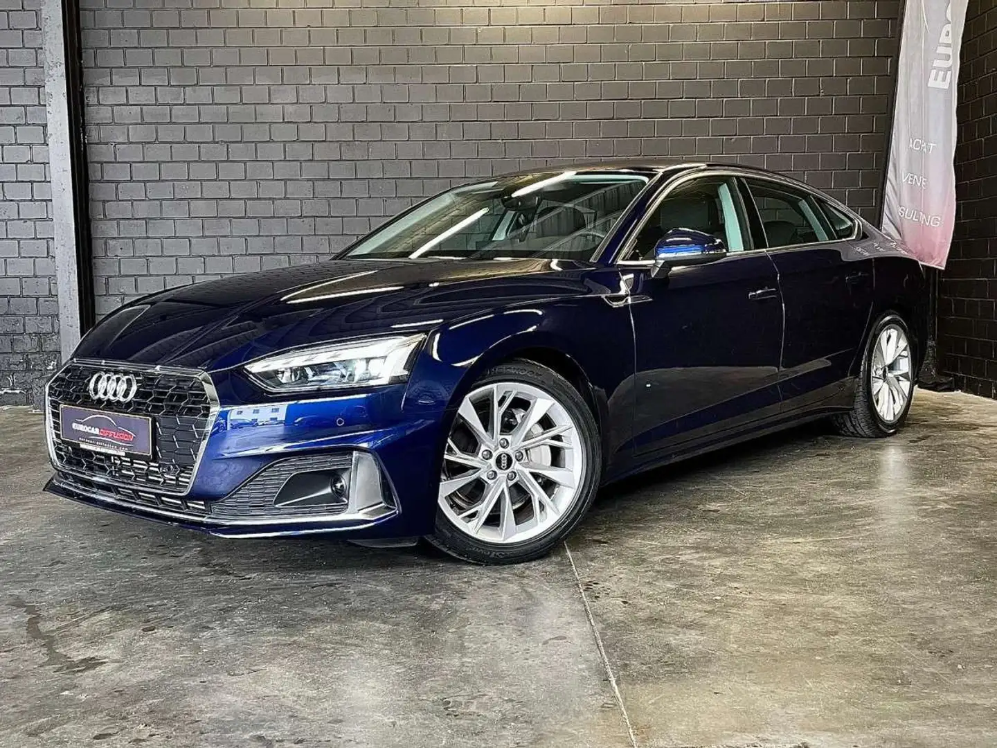 Audi A5 Sportback 40 TFSI 204CV Prestige Plus S Tronic Bleu - 1