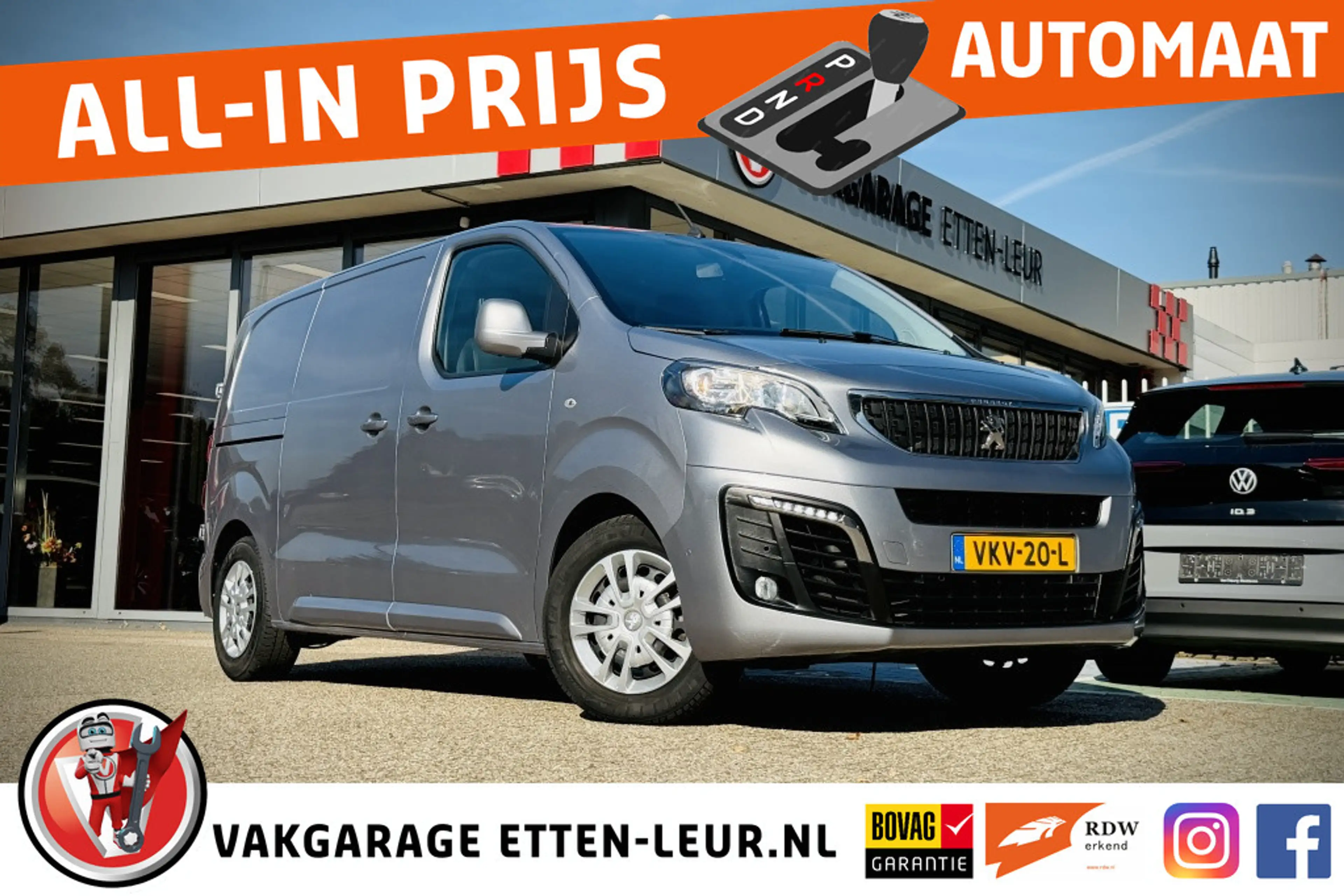 Peugeot Expert 2.0 BlueHDI Asphalt MARGE | AIRCO | TREKHAAK | CAM