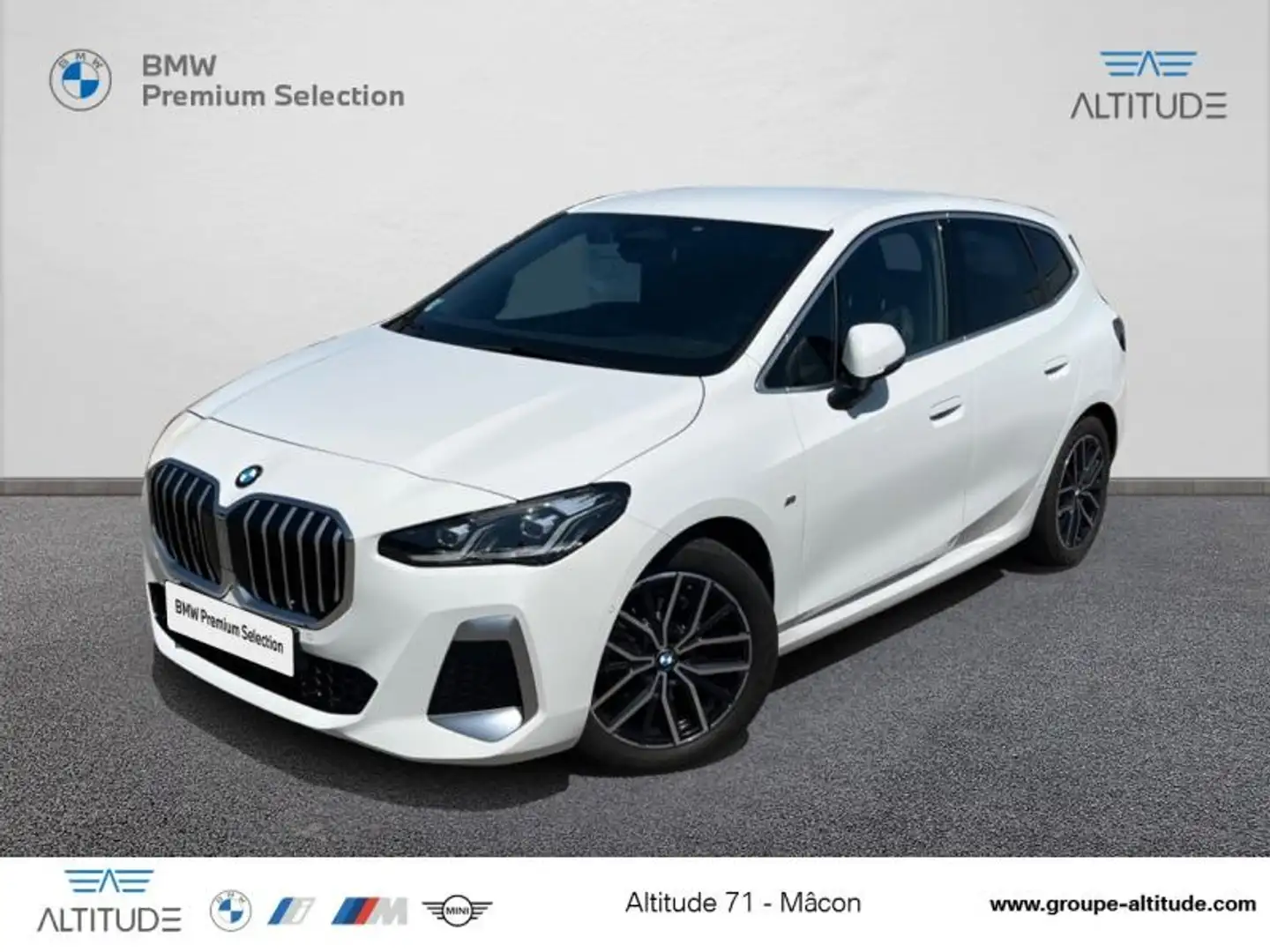 BMW 218 218d 150ch M Sport DKG7 Blanc - 1