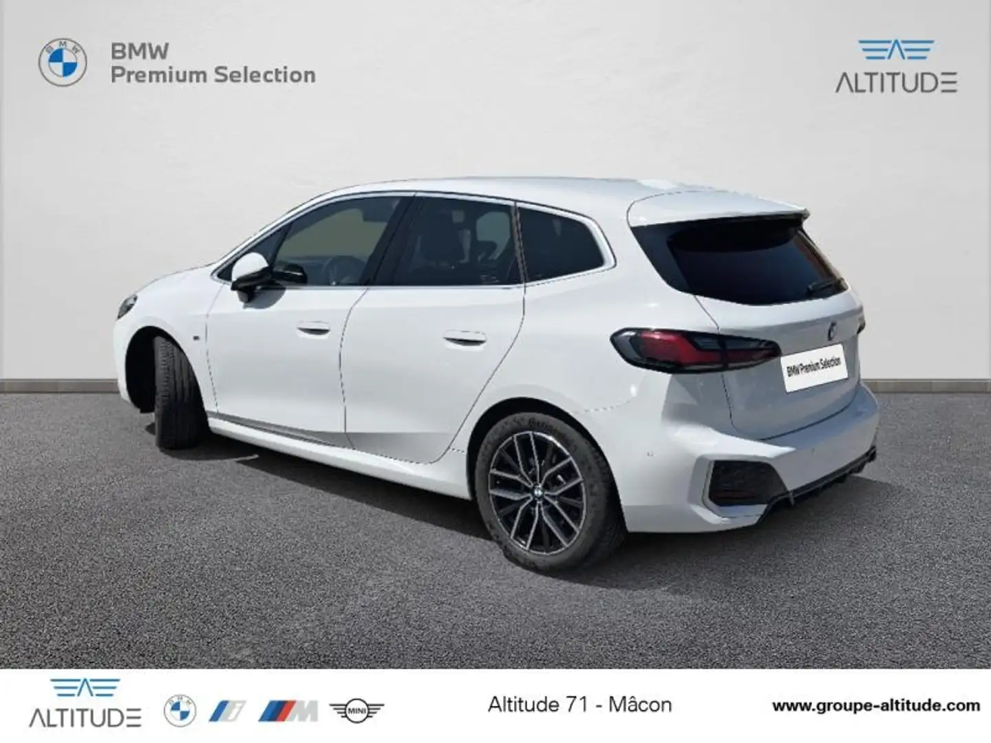 BMW 218 218d 150ch M Sport DKG7 Blanc - 2