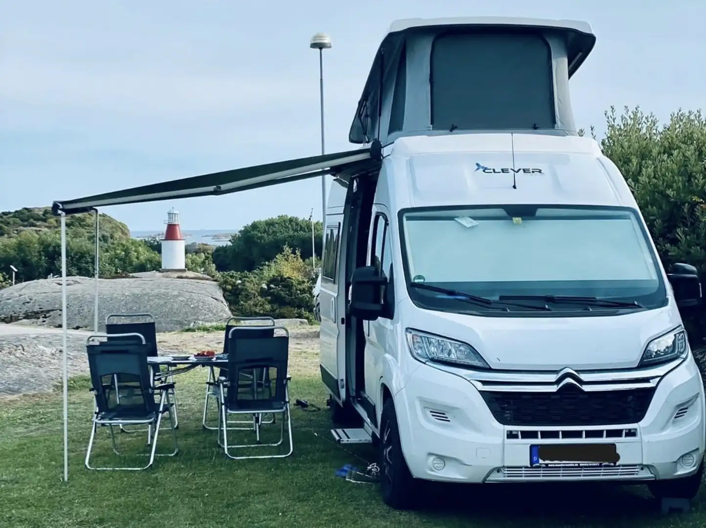 Caravans-Wohnm Pössl Clever Move 600 Aufstelldach Blanco - 1