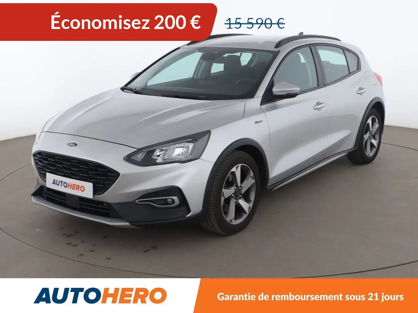 Ford Focus 1.0 EcoBoost Active Gris - 1