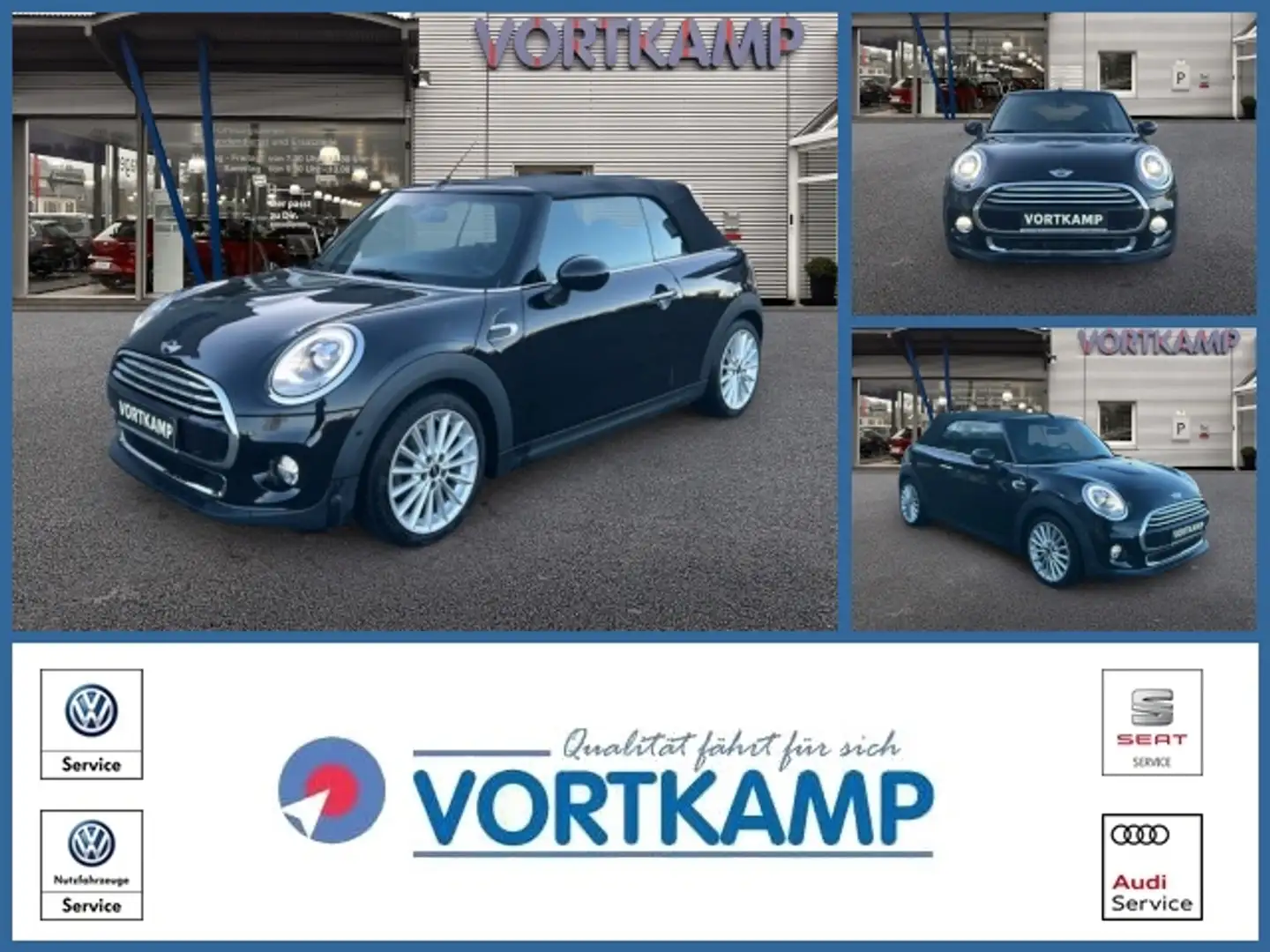 MINI Cooper Cabrio Chili Harman-Kardon/LED/Keyless Schwarz - 1