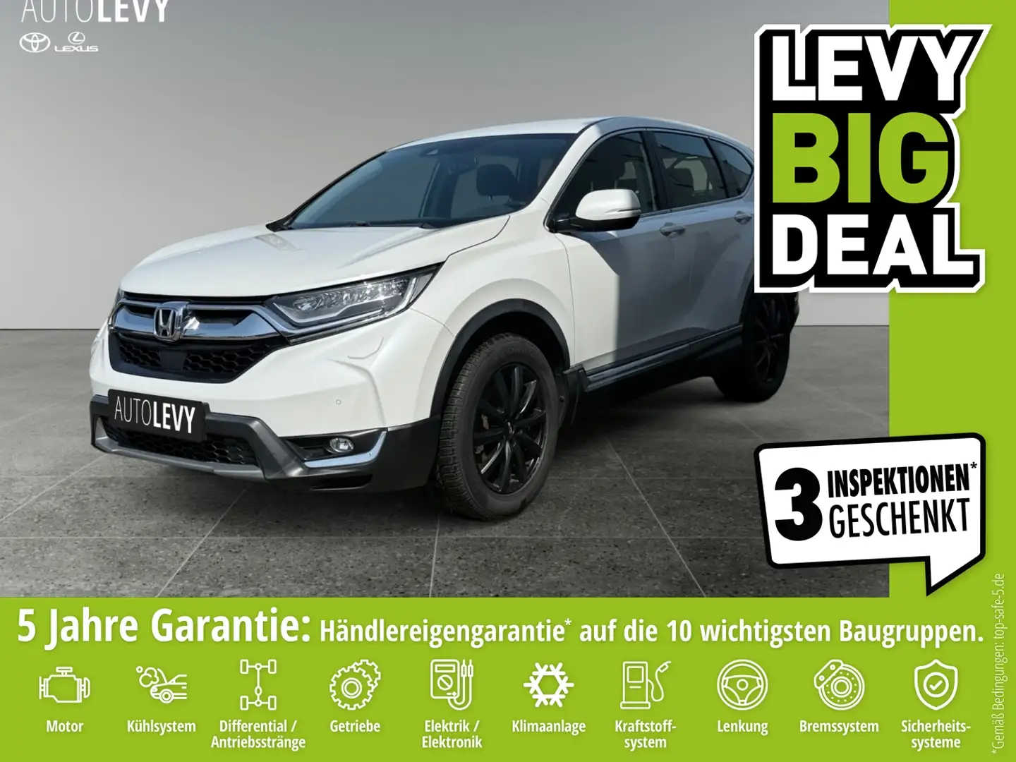 Honda CR-V T 1.5 Turbo VTEC Elegance +CarPlay+Sitzheiz+ Weiß - 1