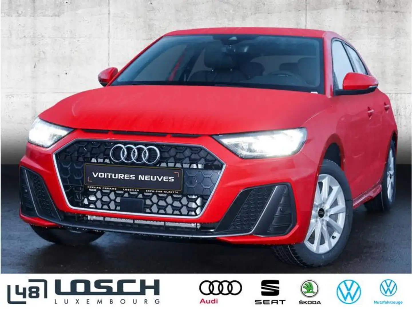 Audi A1 S line Czerwony - 1