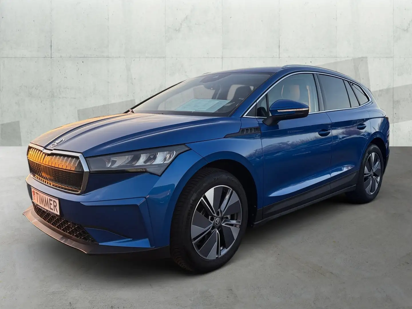 Skoda Enyaq iV 80 LOFT +AHK +LED +WÄPU +RKAM +LM +NAVI +SHZ + Blau - 2