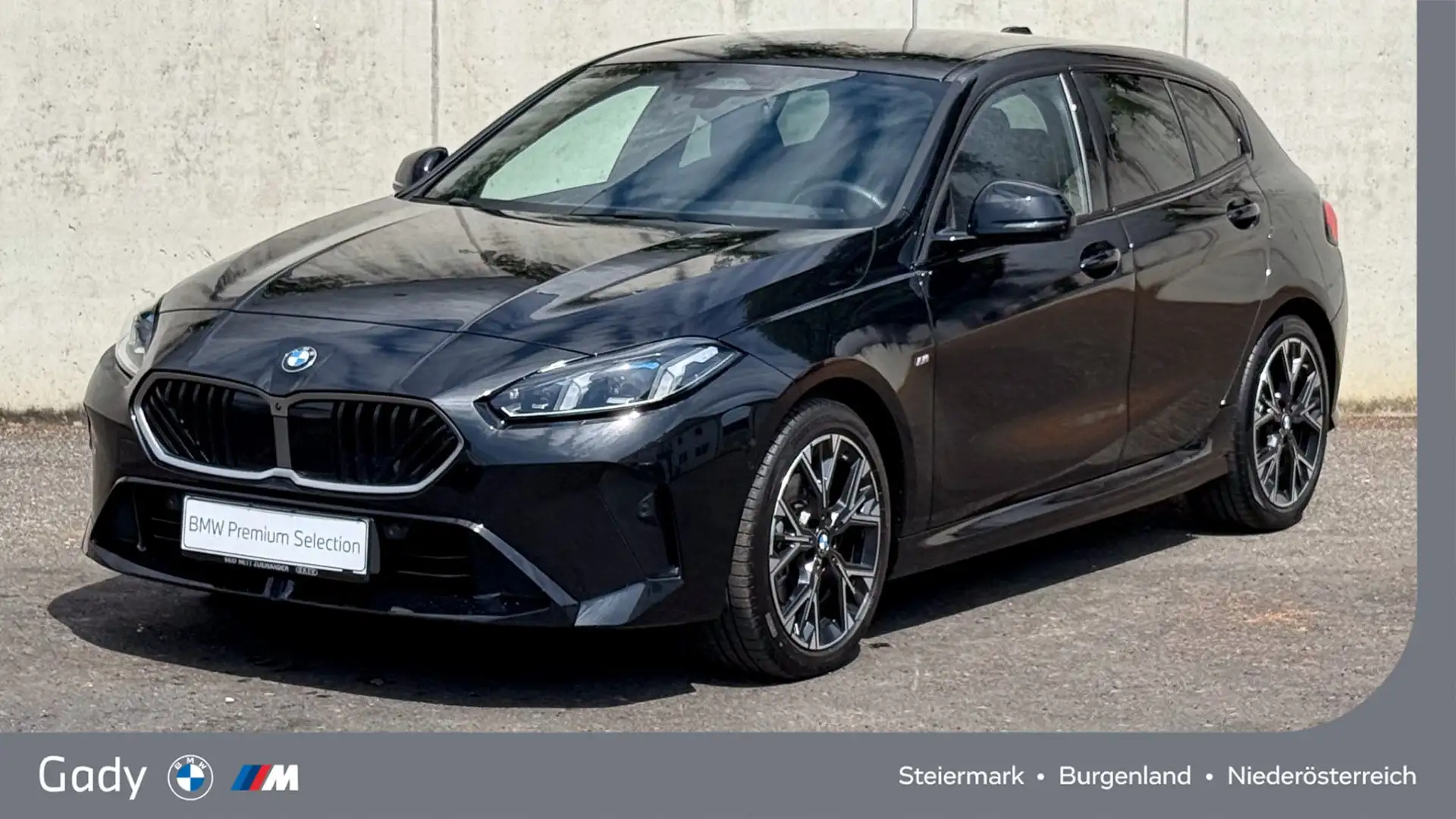 BMW 118 d M-Sportpaket Schwarz - 1