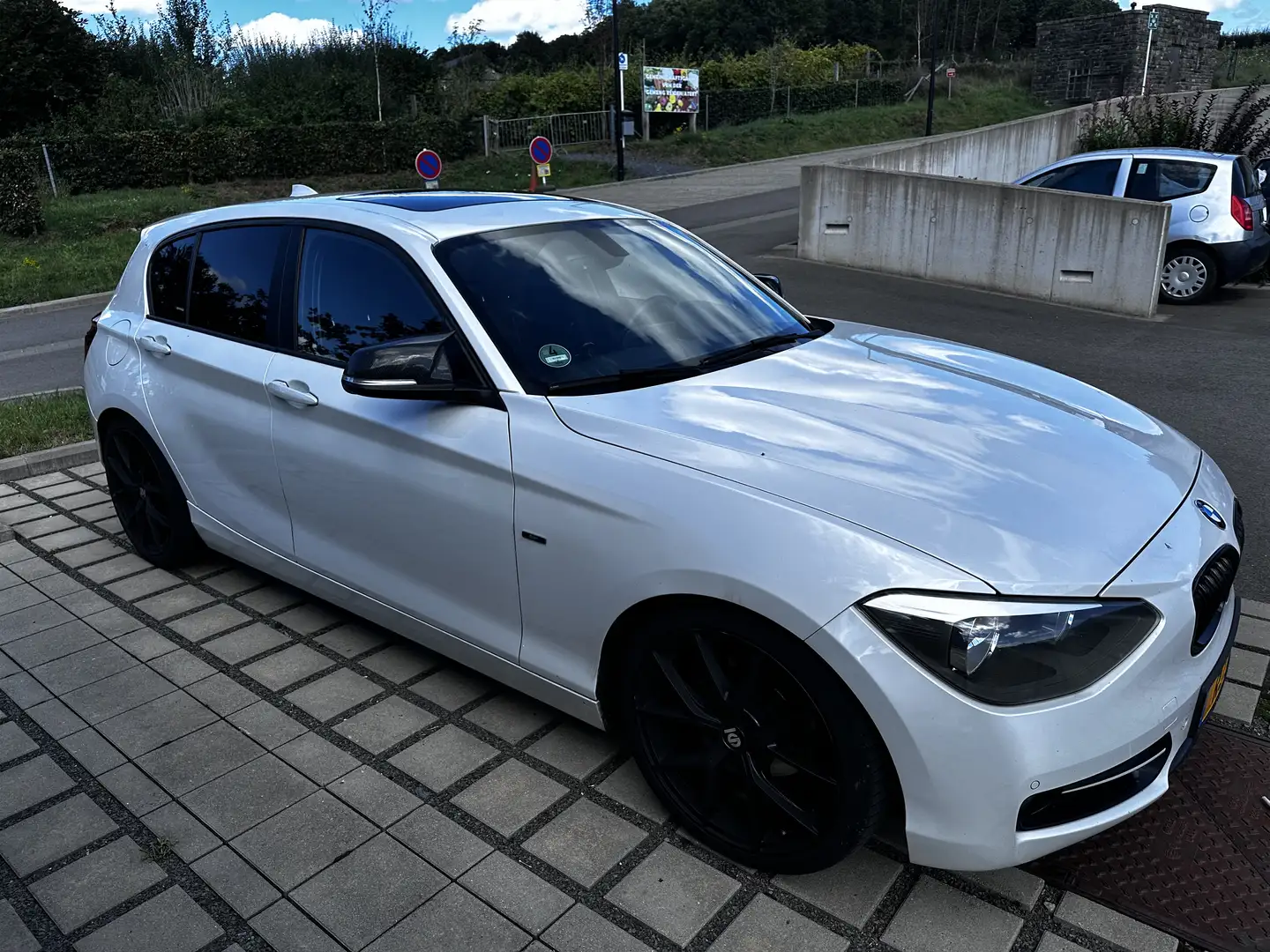 BMW 116 116 d Blanc - 2