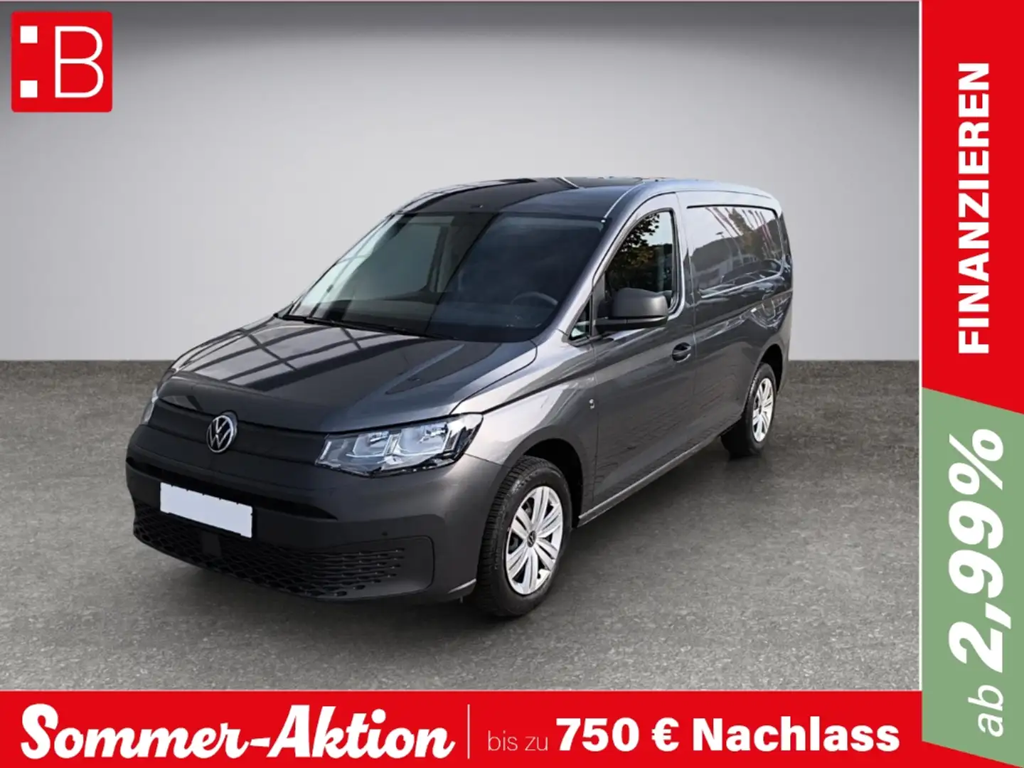 Volkswagen Caddy Cargo 2.0 TDI KLIMA PDC AHK Grey - 1