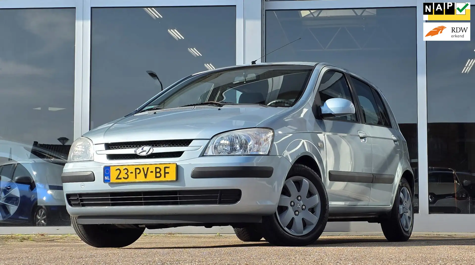 Hyundai Getz 1.3i Active Garantie Airco Elektrische Ramen Nieuw Bleu - 1
