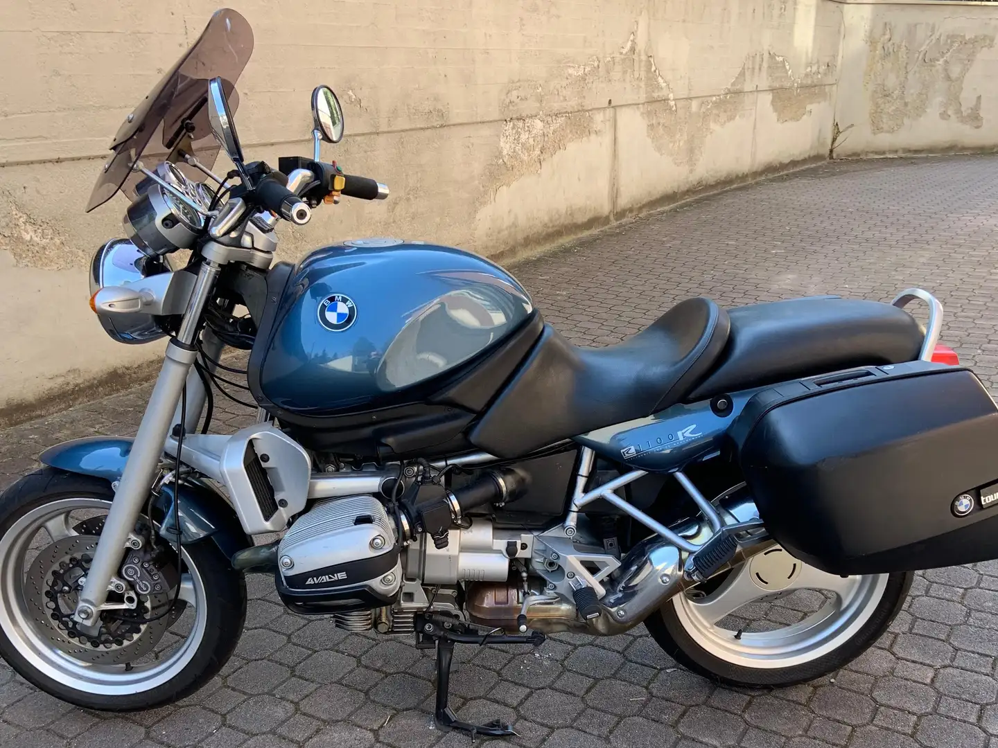 BMW R 1100 R Azul - 2