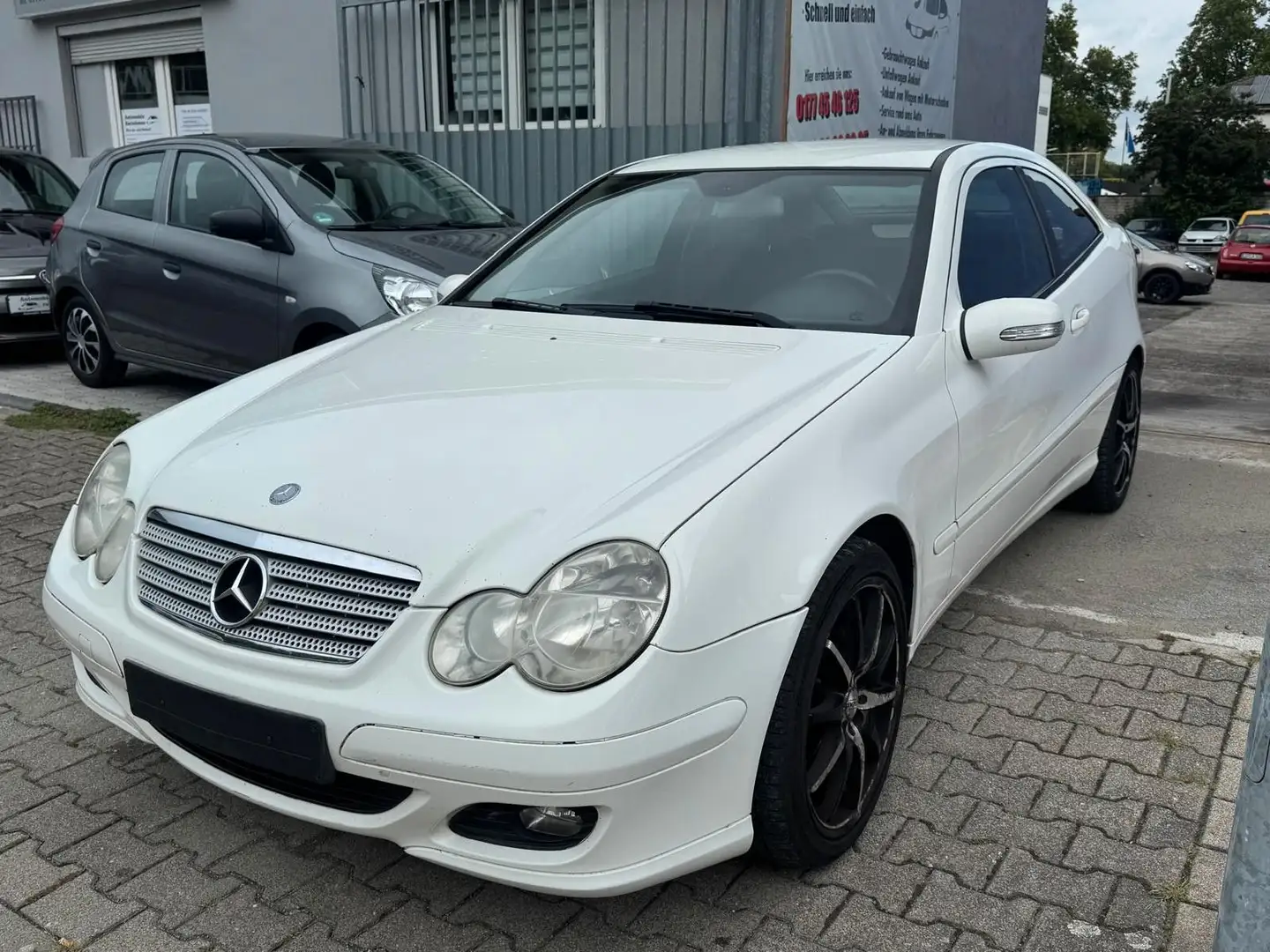 Mercedes-Benz C 200 Kompressor *Sportcoupe*Automaitk* Weiß - 1