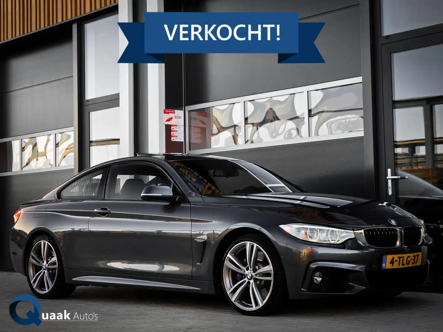 BMW 435 4-serie Coupé 435i M-Sport | LEER | PANO | HEAD UP Gris - 1