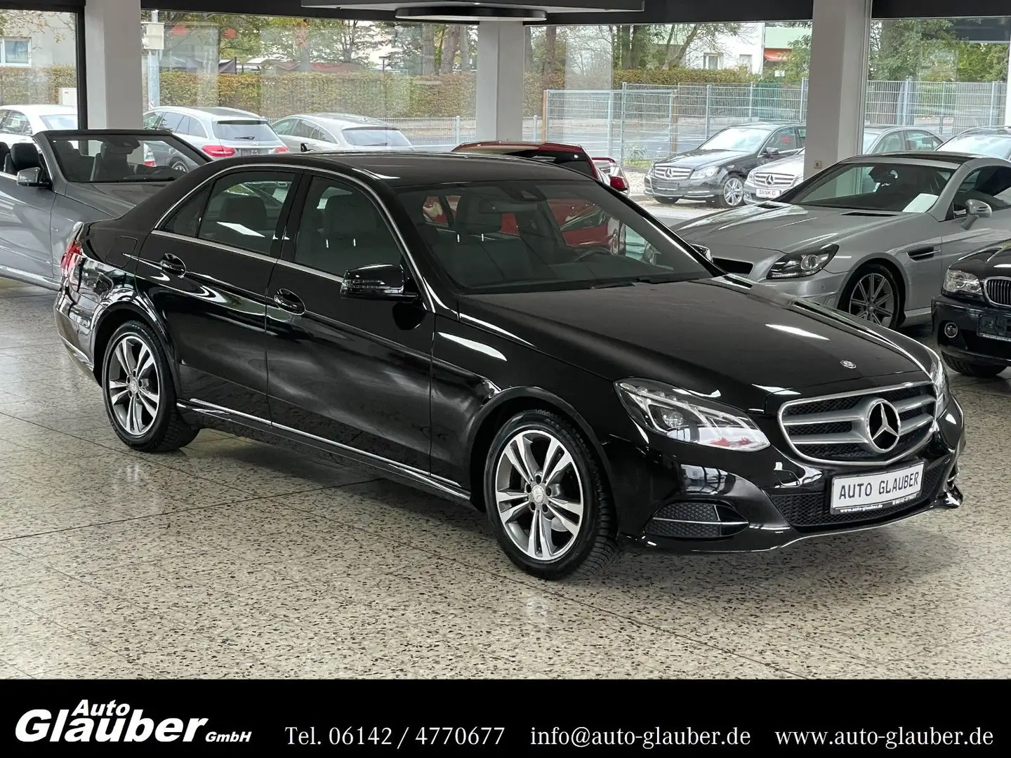 Mercedes-Benz E 200 CGI BlueEff./LED/Navi/Teilleder/2.Hand Noir - 1
