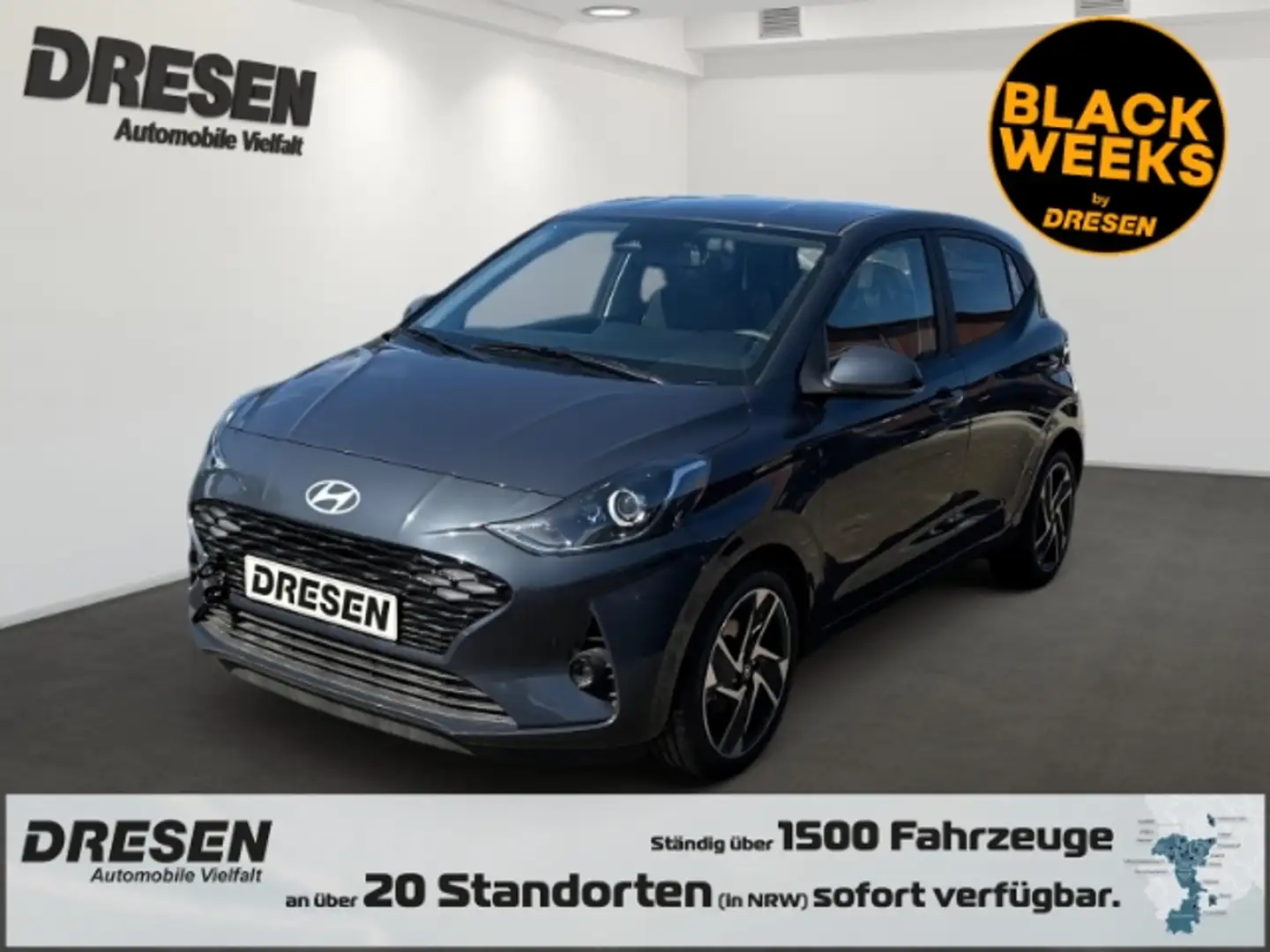 Hyundai i10 Prime 1.2 Klimaautomat*PDC*Kamera*Sitzheizung Gris - 1