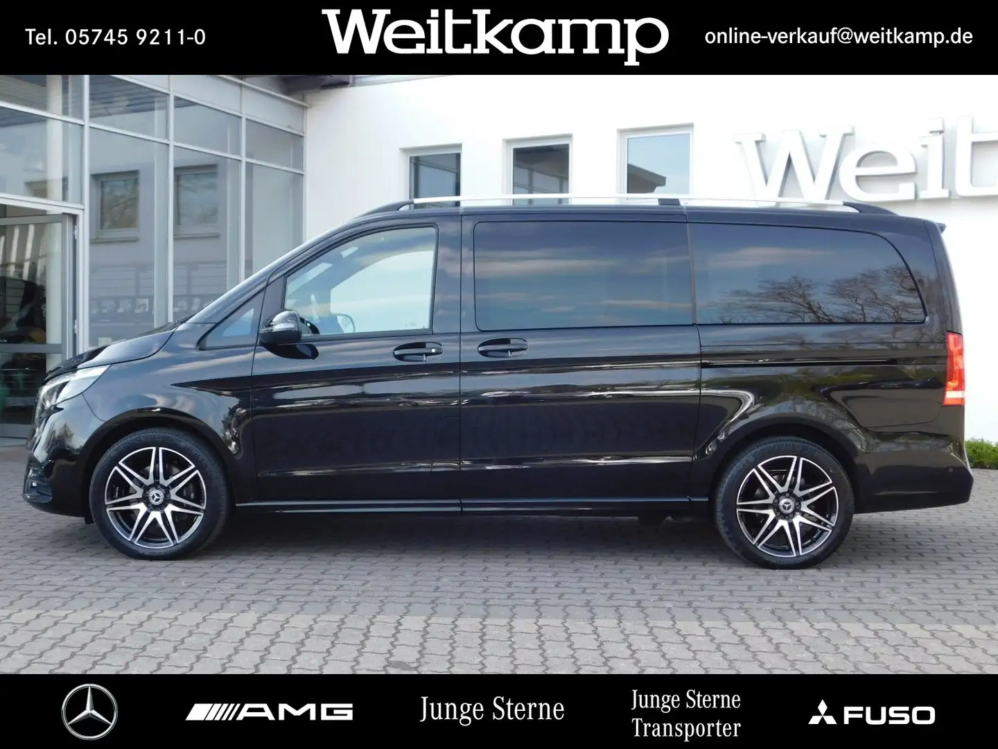 Mercedes-Benz V 300 V 300 d EDITION Lang AMG+AHK+DISTRO.+EL. TÜREN Negro - 2
