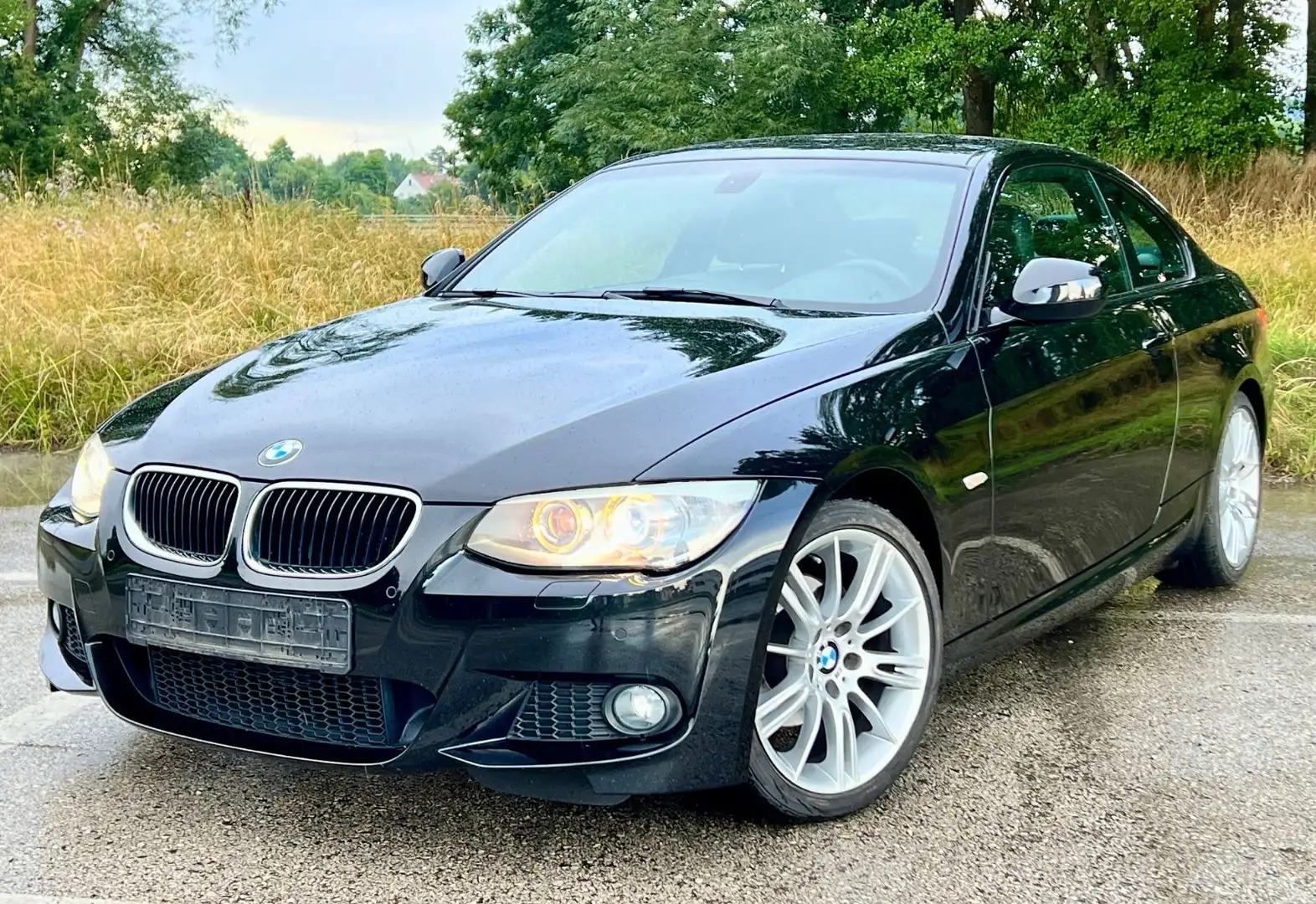 BMW 320 Baureihe 3 Coupe 320i/1-Hand/M-Paket/Leder/ Zwart - 1
