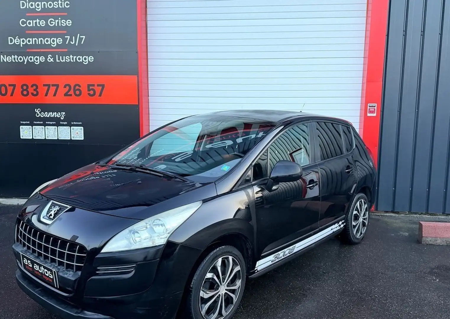 Peugeot 3008 1.6 I 120 CV GPS MOTEUR A CHAÎNE Noir - 2