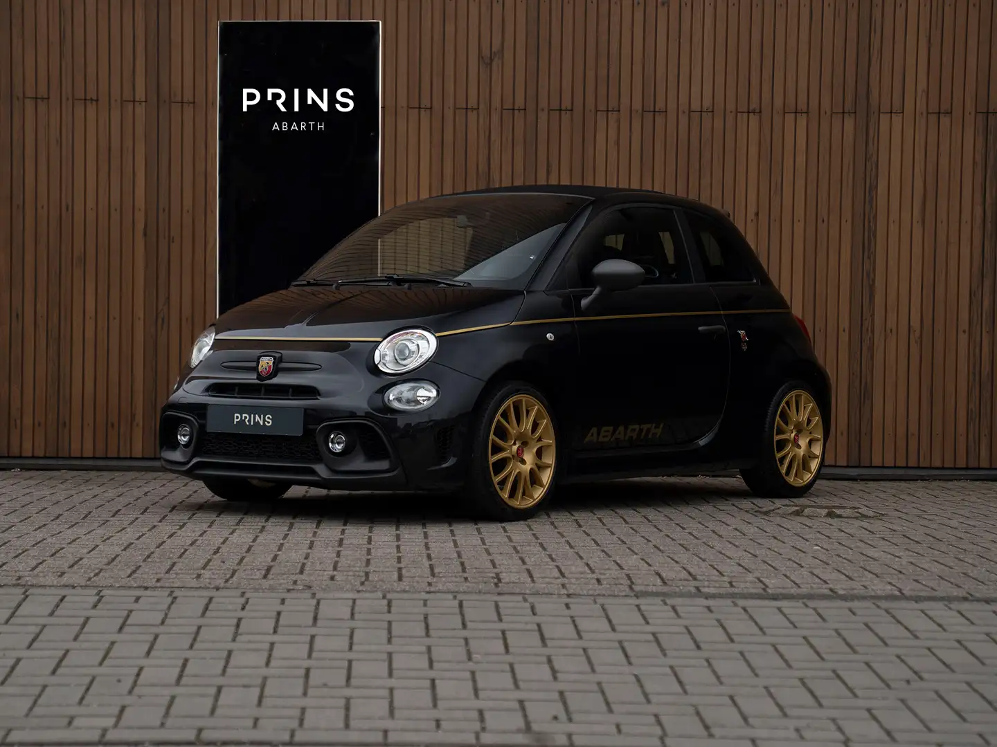 Abarth 595C ScorpioneOro | Automaat | Xenon | Monza | Beats | Zwart - 1