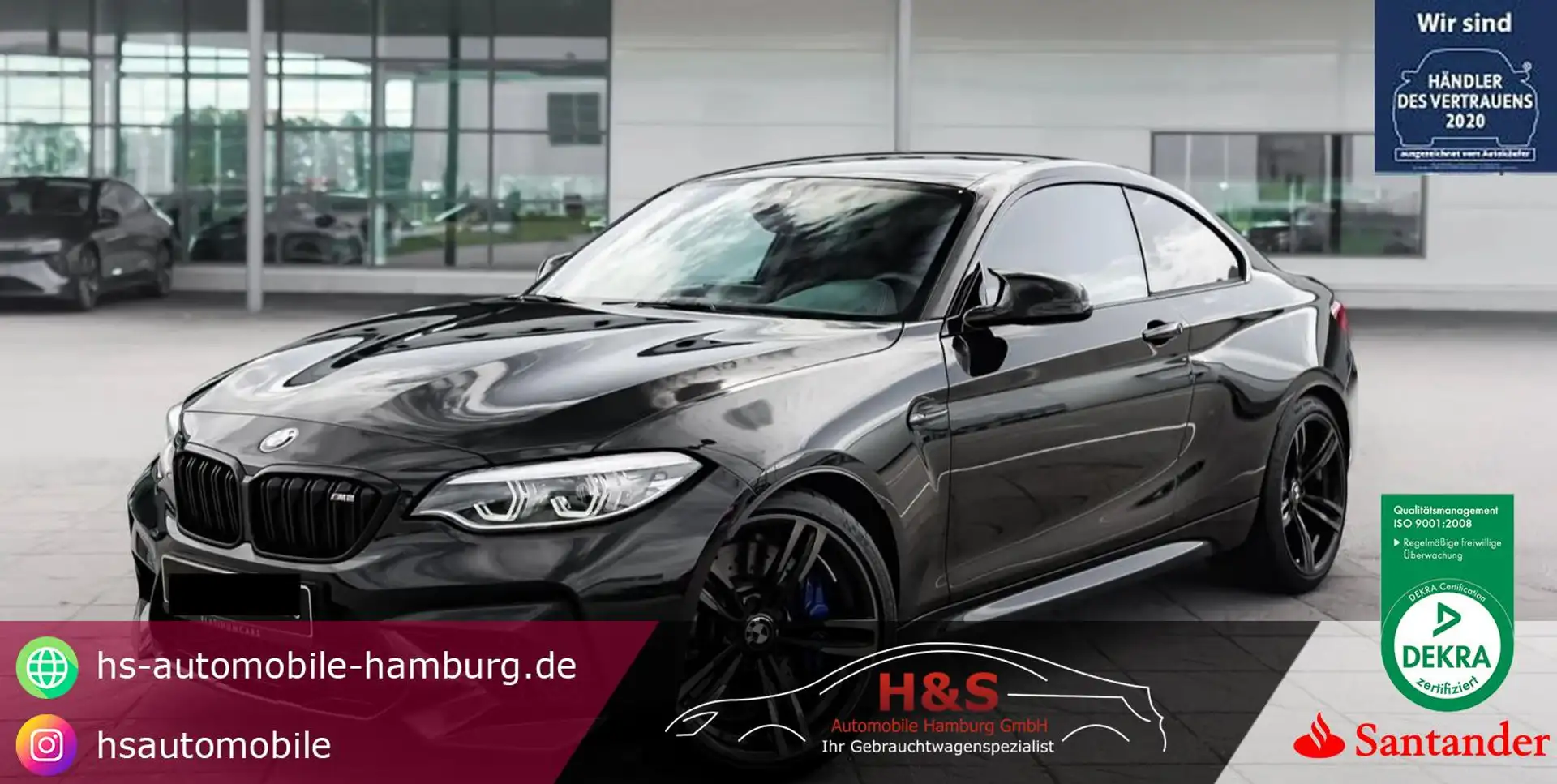 BMW M2 Competition Schwarz - 1
