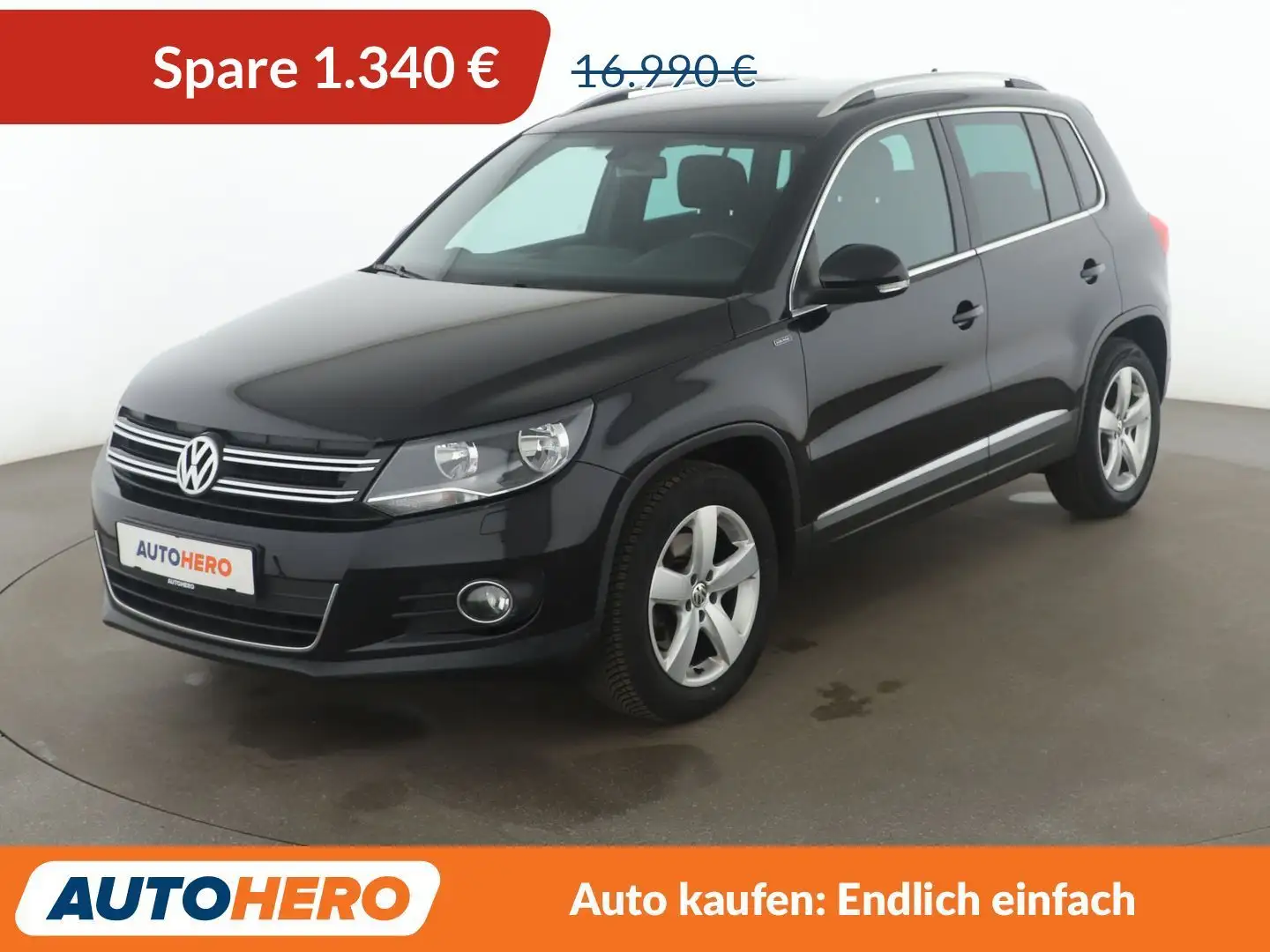 Volkswagen Tiguan 2.0 TDI Lounge Sport & Style  BMT *PDC*AHK* Schwarz - 1