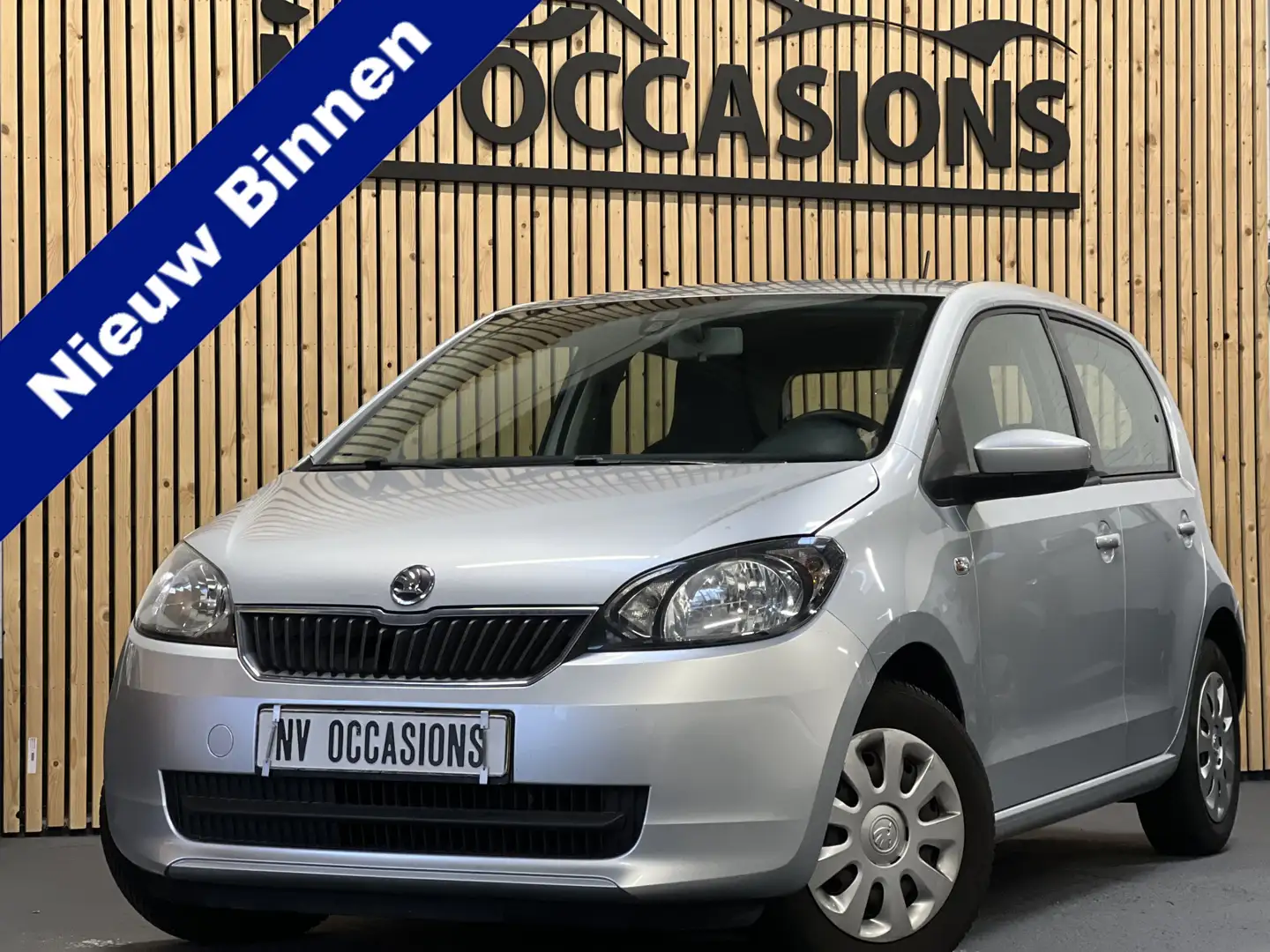 Skoda Citigo 1.0 Ambition AUTOMAAT/CRUISE/PARKEERSENSOR/NAP! Grijs - 1