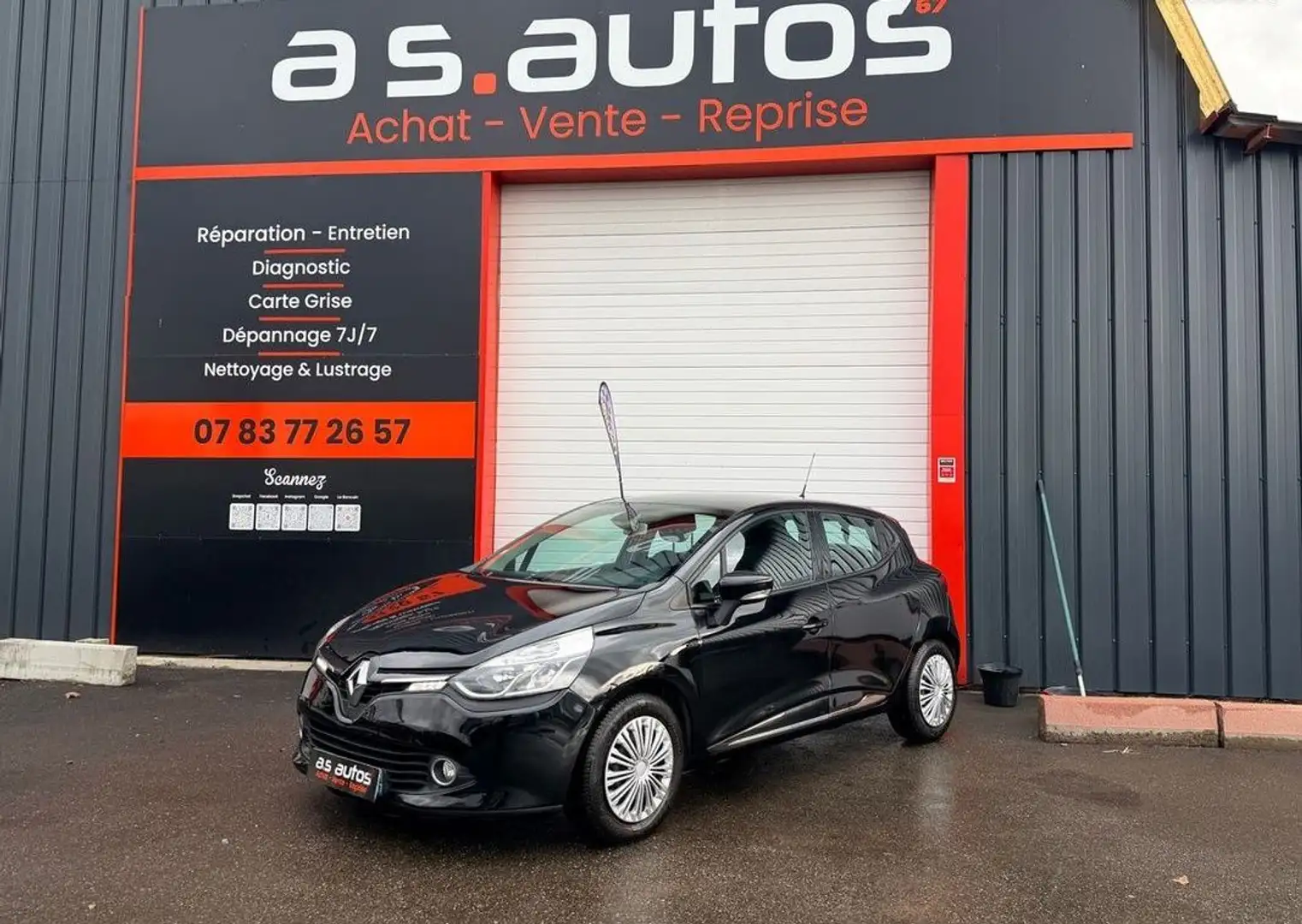 Renault Clio IV 1.5 DCI 90 CV R-LINK CLIM AUTO GPS - Noir - 1