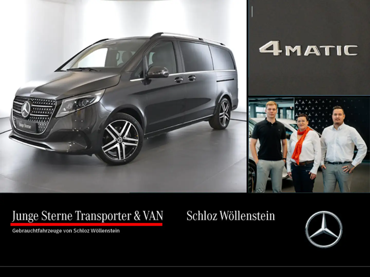 Mercedes-Benz V 250 AVANTGARDE 4x4 MBUX*Sound*Sthzg*Multibeam Gris - 1