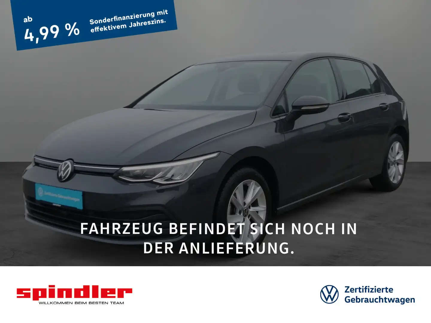 Volkswagen Golf VIII Life 1.5TSI/ AppConnect, LED, SHZ, PDC Grau - 1