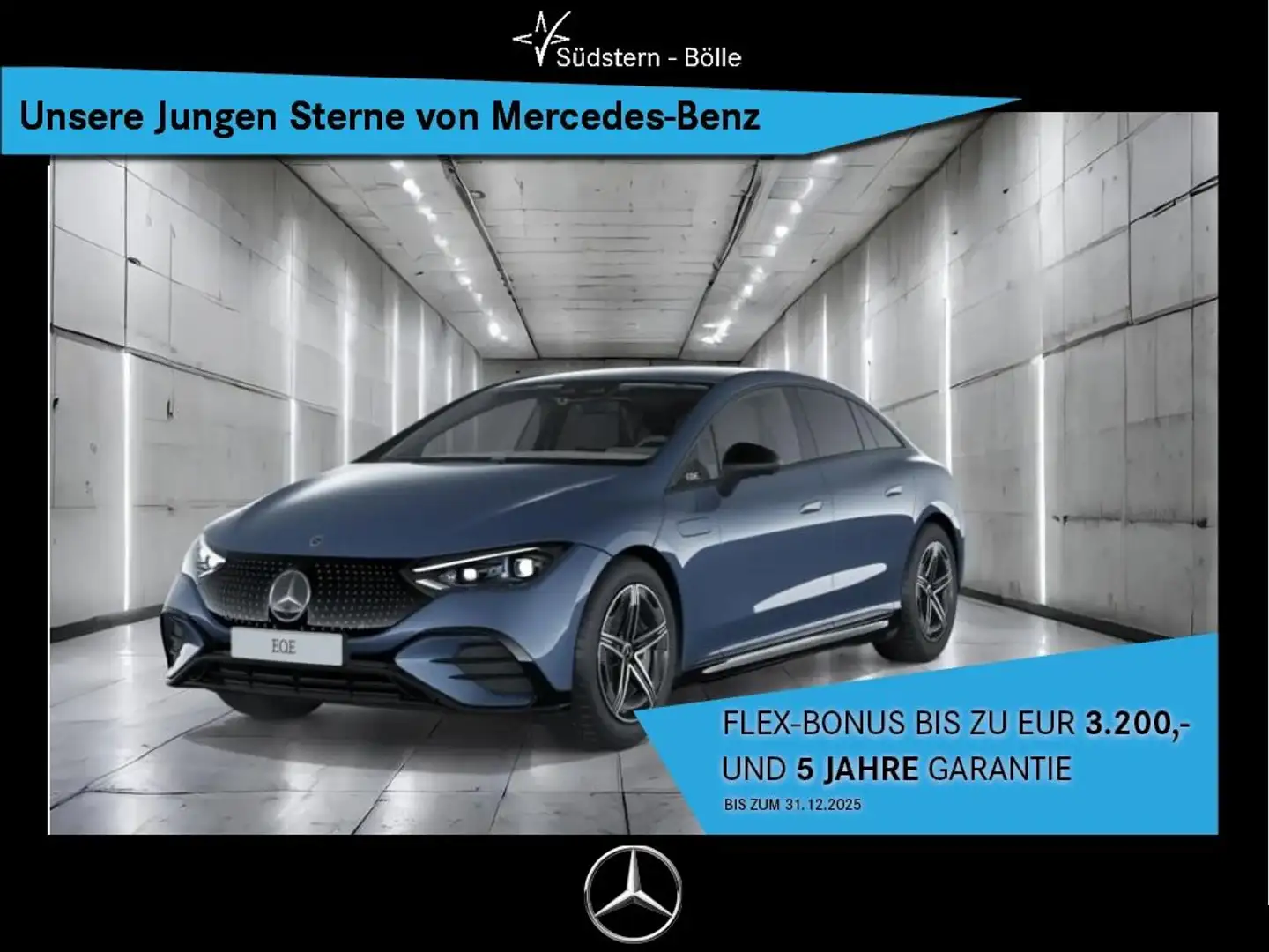 Mercedes-Benz EQE 350 AMG+NIGHT+HAL+DISTR.+MEM.+BURM.+DIG.-L.+ Bleu - 1