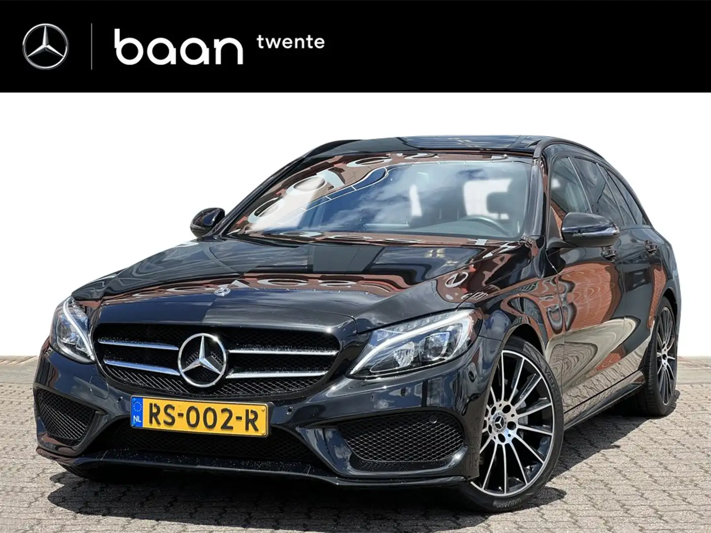 Mercedes-Benz C 180 C Estate AMG Line | Achteruitrijcamera | Panoramad Zwart - 1