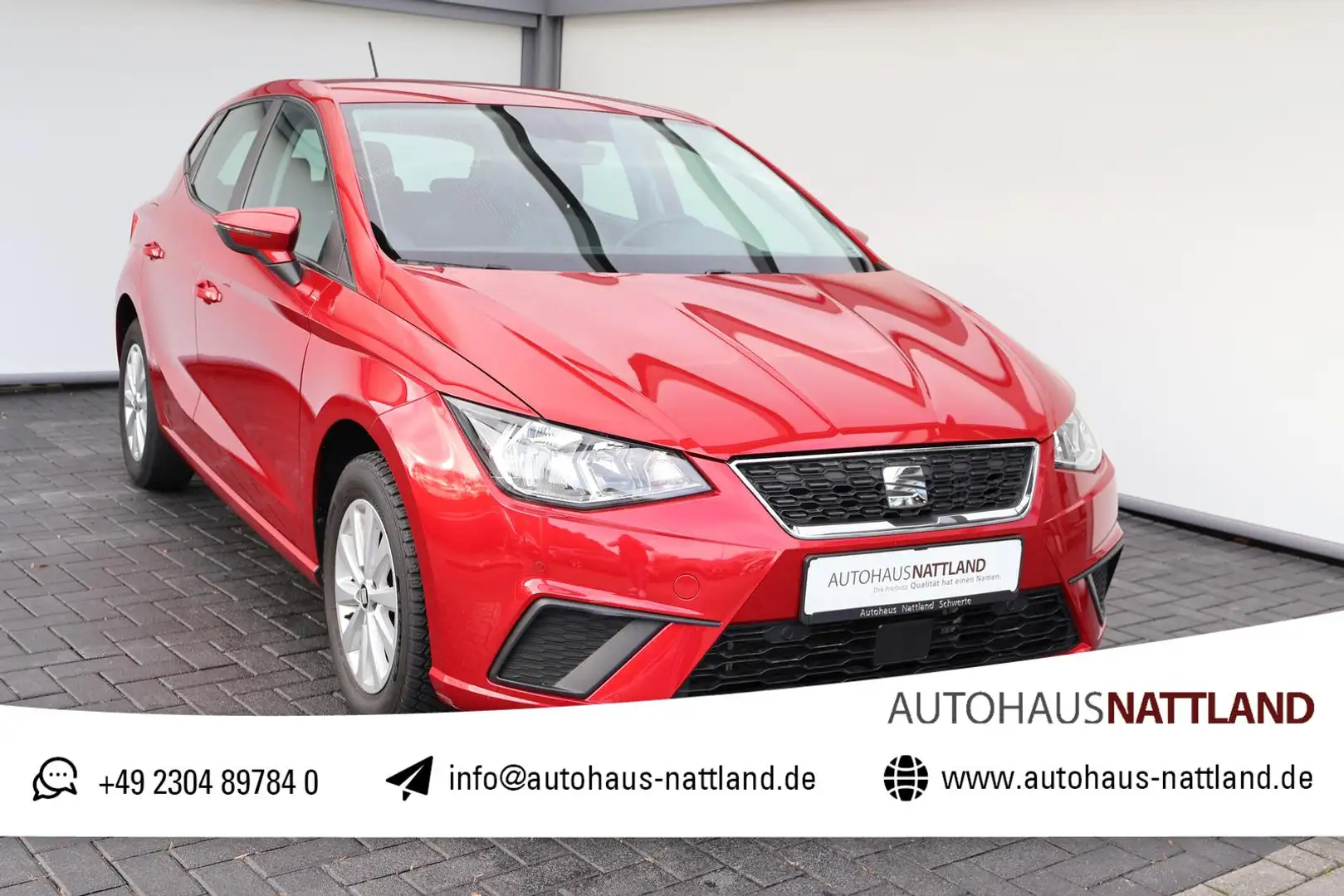 SEAT Ibiza 1.0 TGI Style Benzin / CNG RFK Navi Rouge - 1