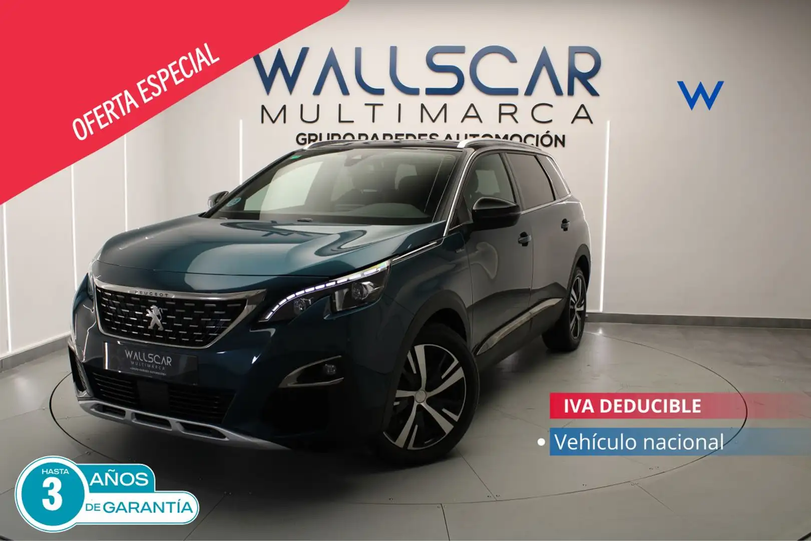 Peugeot 5008 GT Line 1.5L BlueHDi 96kW (130CV) S&S Groen - 1
