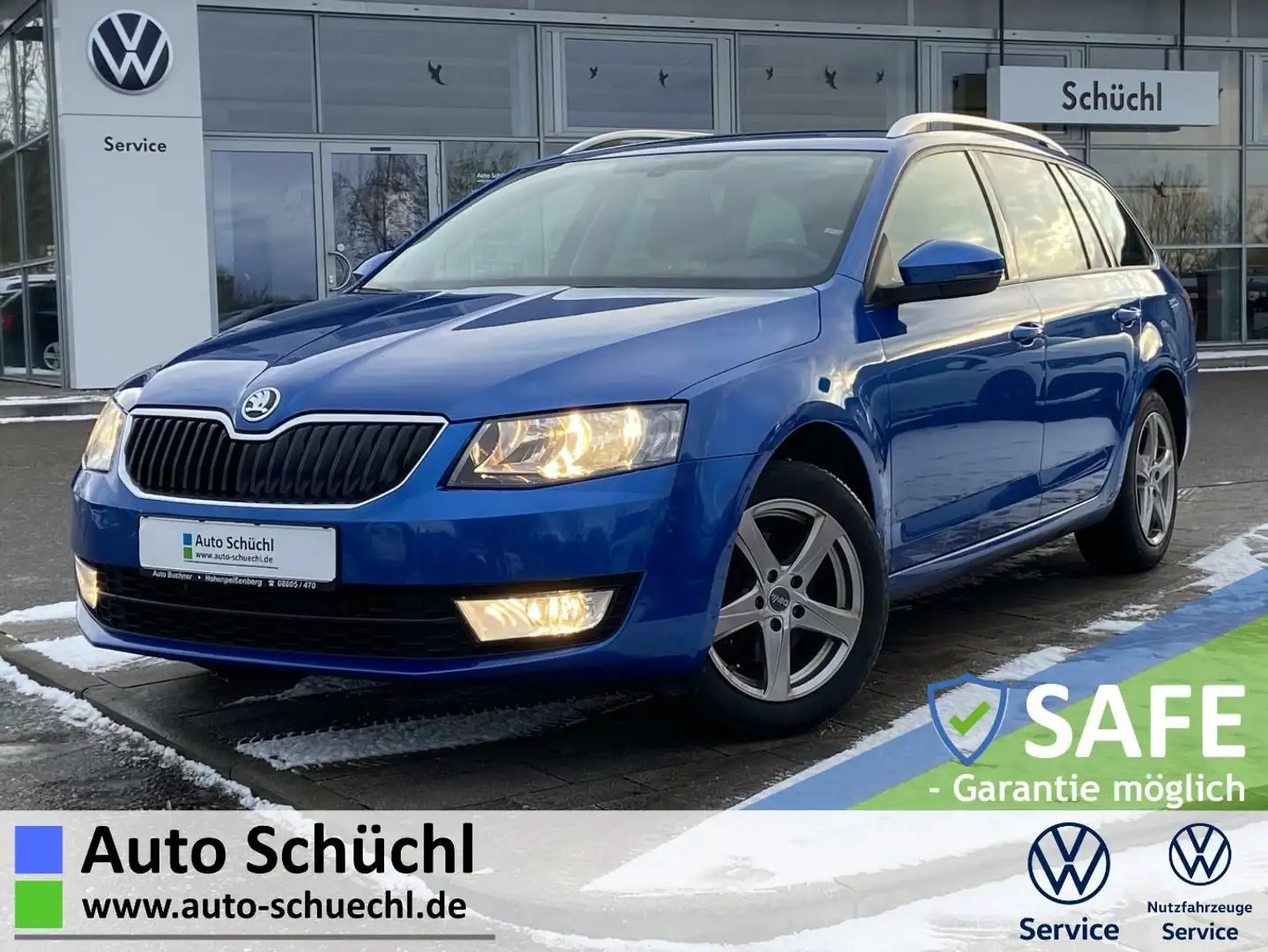 Skoda Octavia Combi 2.0 TDI 4x4 GRA+SHZ+PDC Modrá - 1