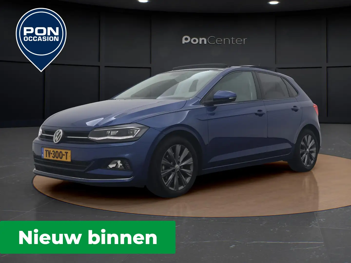 Volkswagen Polo 1.0 TSI Highline | NIEUW BINNEN | Pano dak | Navig Blauw - 1