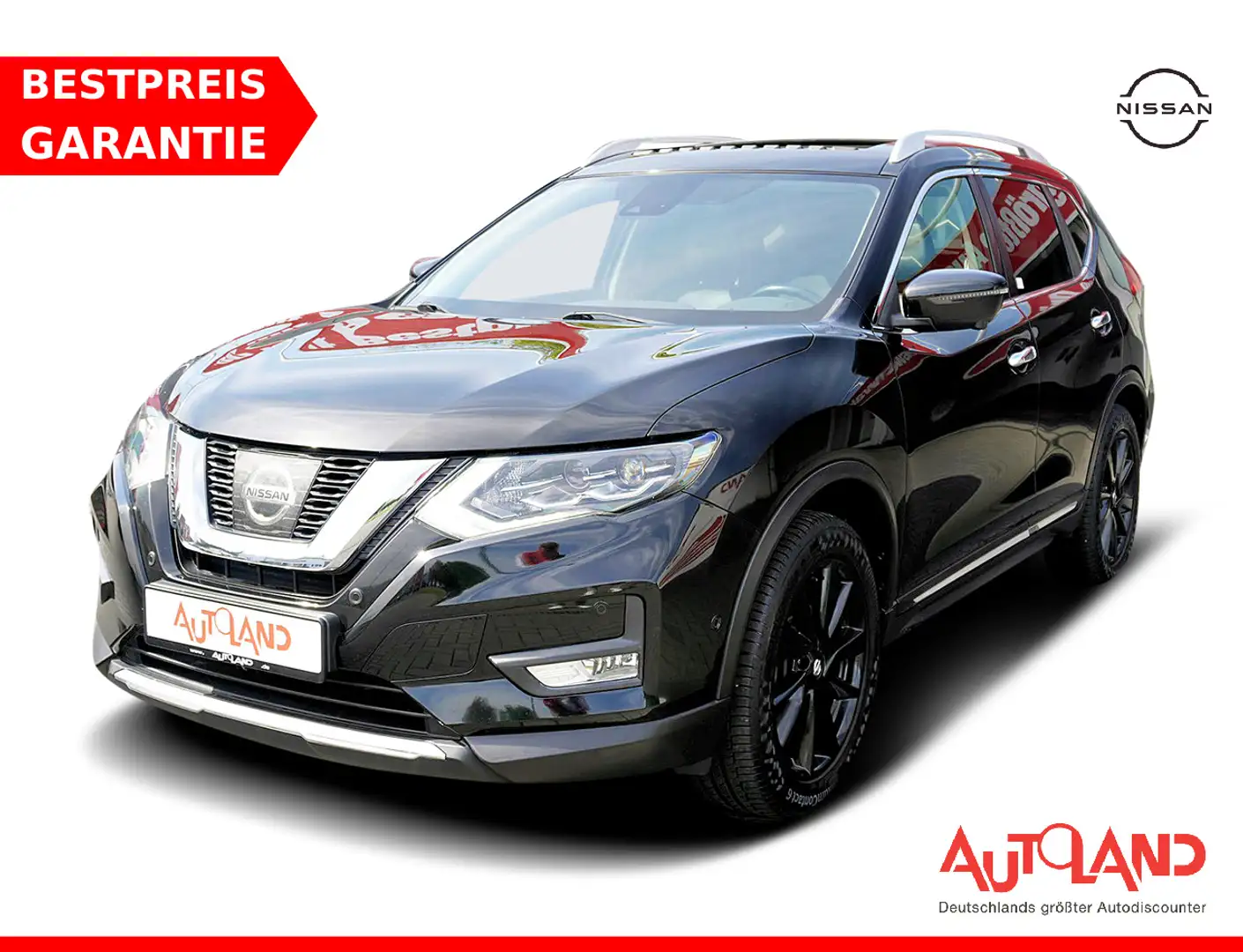 Nissan X-Trail 1.6 dCi Tekna LED Navi AHK Leder DAB PDC Noir - 1