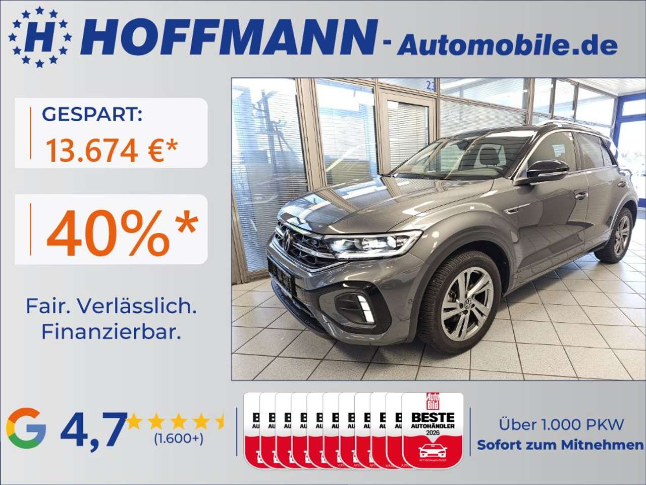 Volkswagen T-Roc 2023 — R-Line Navi,Kamera,Sitzheizung,Sunset,PDC