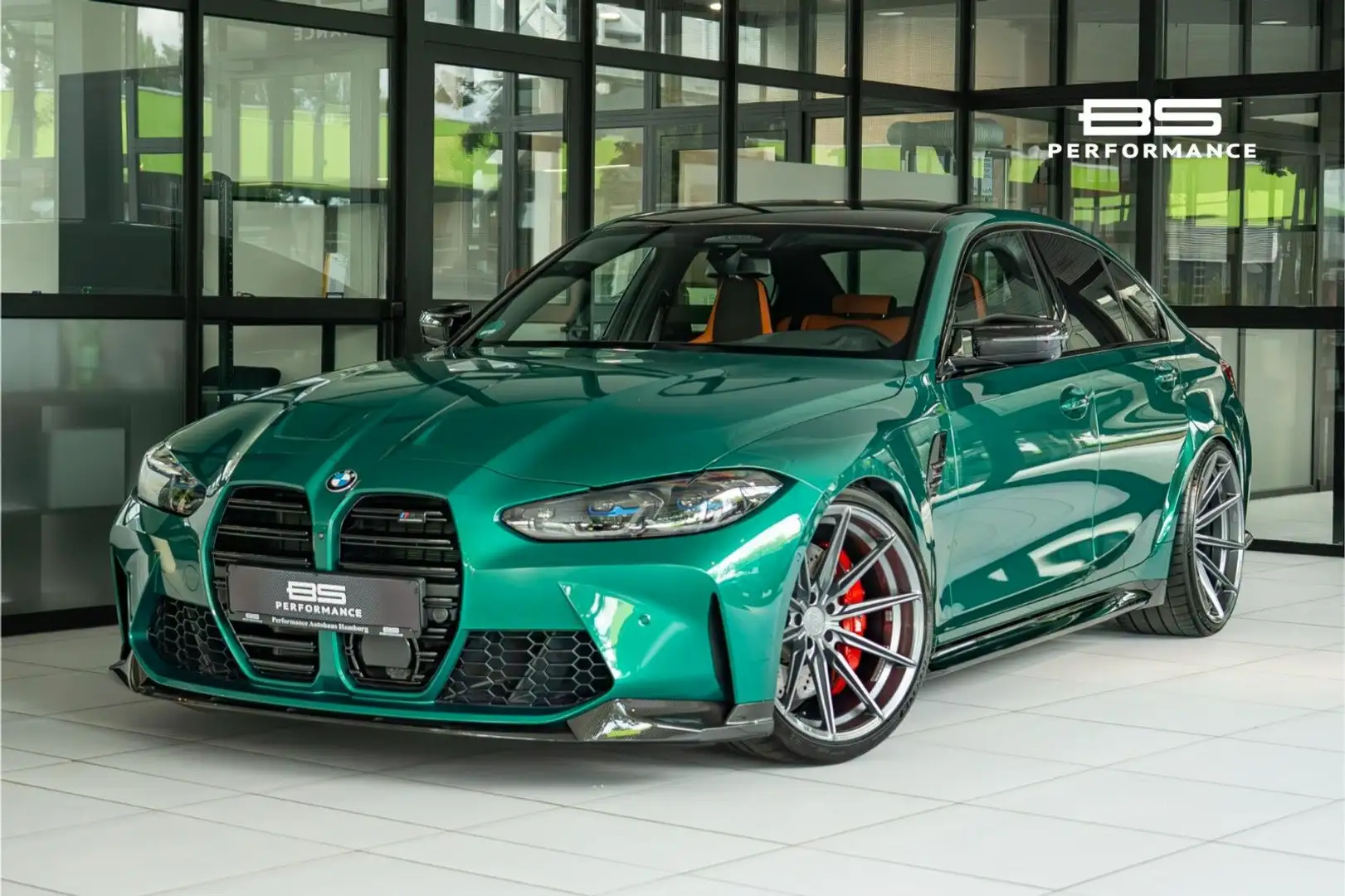 BMW M3 COMPETITION|LASER|ACC|HUD|CARBON|SCHALENSITZE Grün - 1