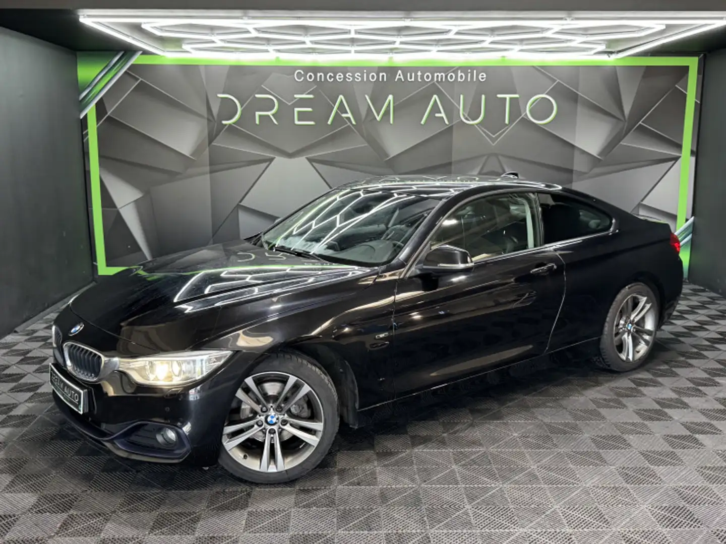 BMW 420 (F32) 420D 184CH SPORT Noir - 1