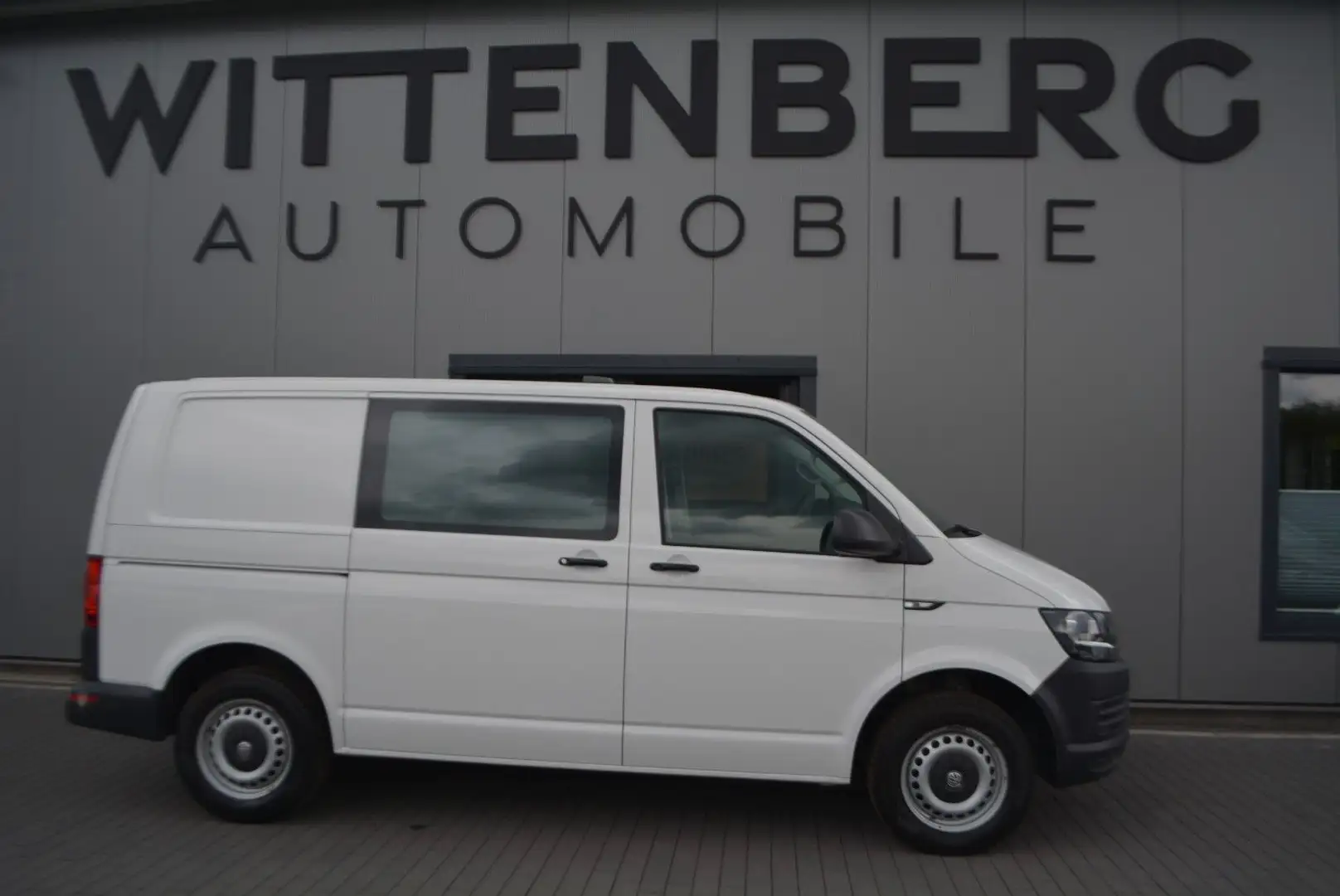 Volkswagen T6 Transporter Kasten-Fenster-2Sitzer-Heckklappe Weiß - 1