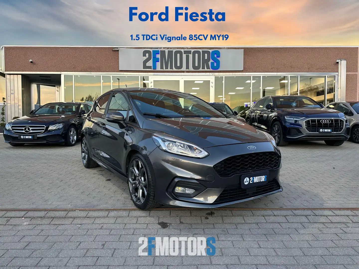 Ford Fiesta 5p 1.5 ecoblue (tdci) ST-Line 85cv my19 Grau - 1