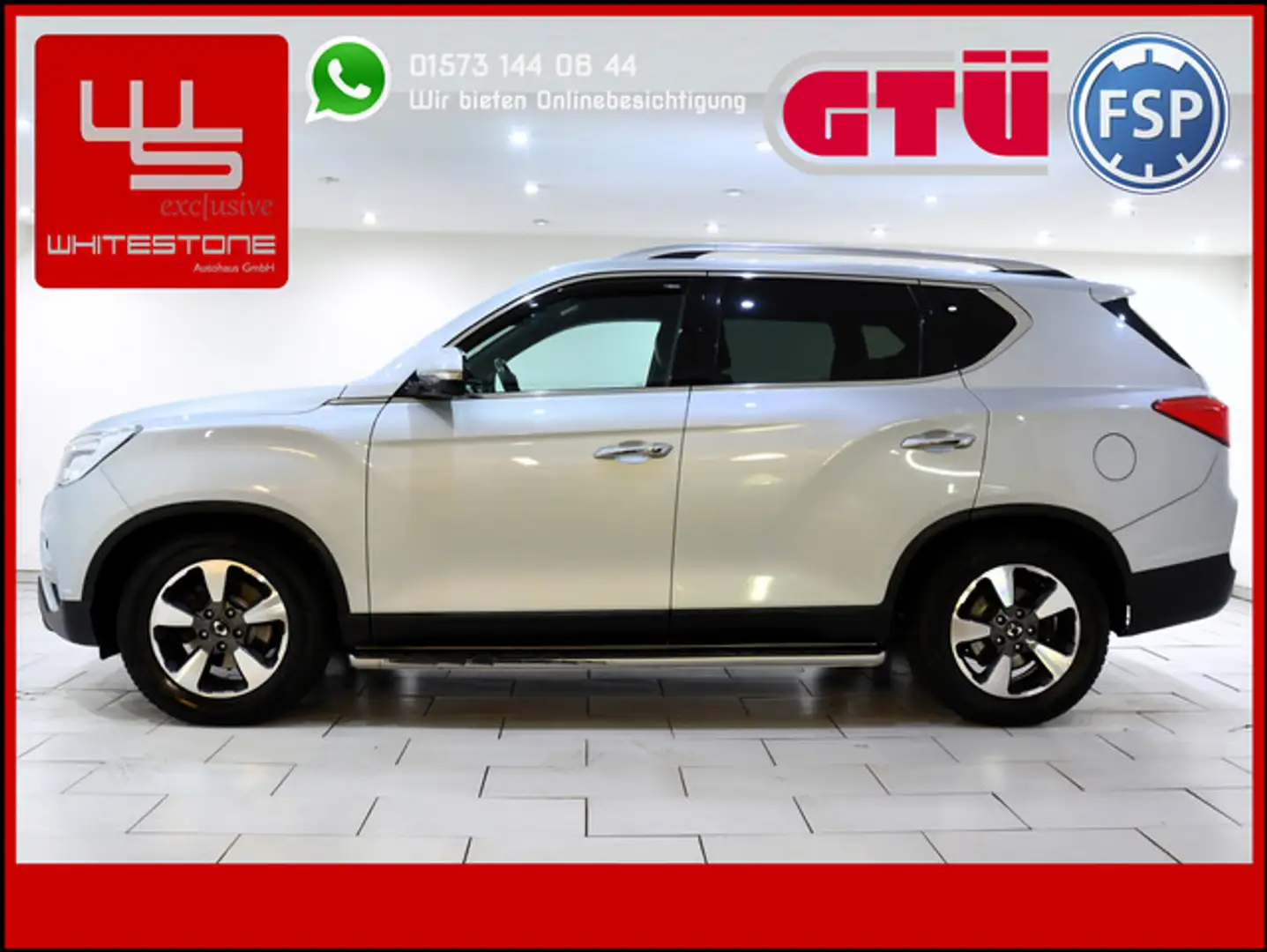 SsangYong Rexton Rexton Crystal 4x4 / 7 Sitze / AHK / Trittbrett Grigio - 1