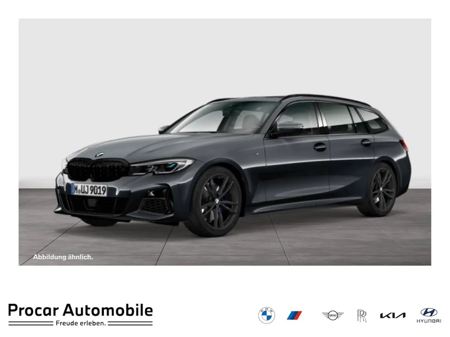 BMW 340 M340d xDrive M-Sport Aut Nav HuD Laser h&k AHK Gris - 1